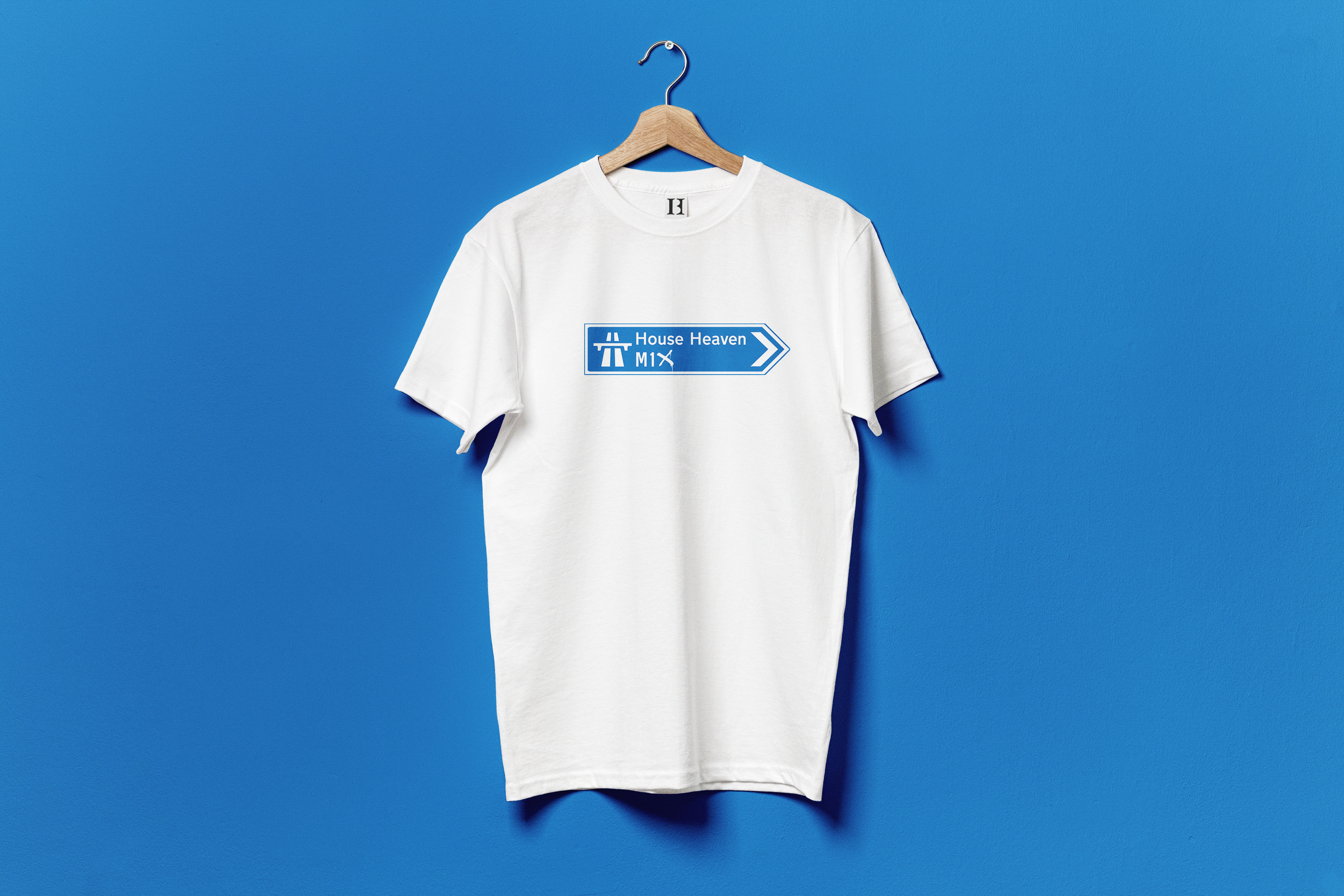 House Heaven M1X White T-Shirt mockup.png