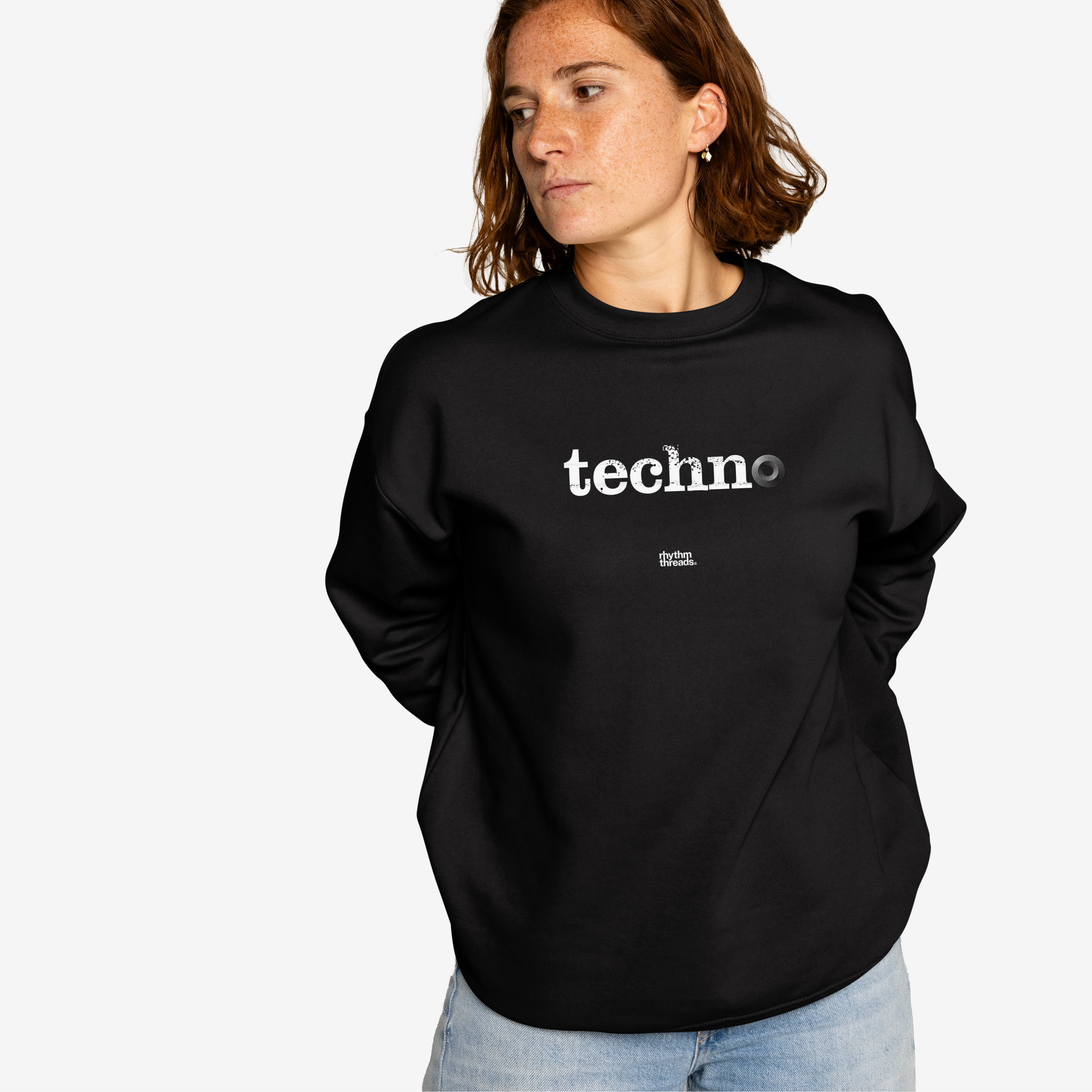 'TECHNO 2' black sweatshirt • £60.00