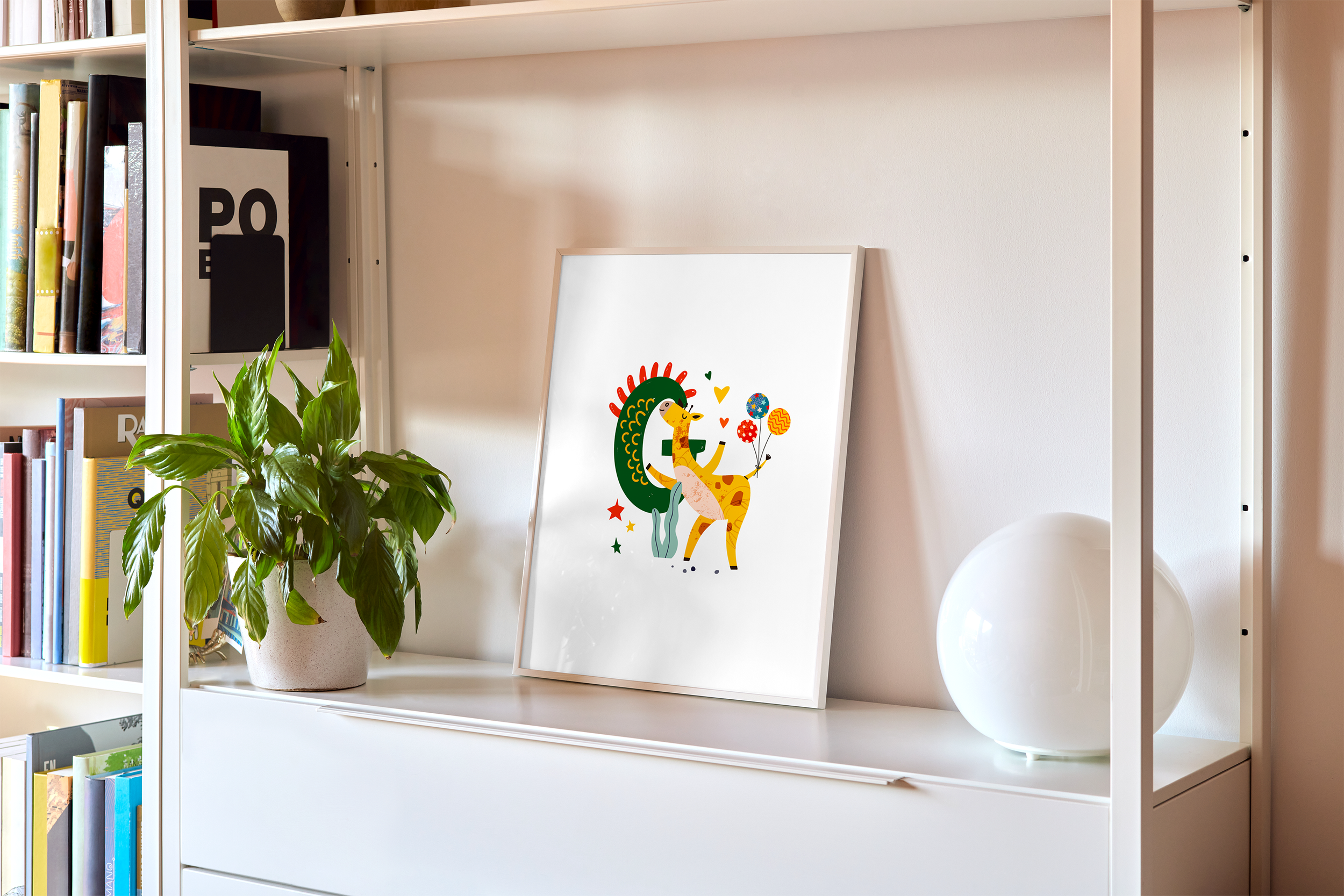 G is for Giraffe Giclée Print