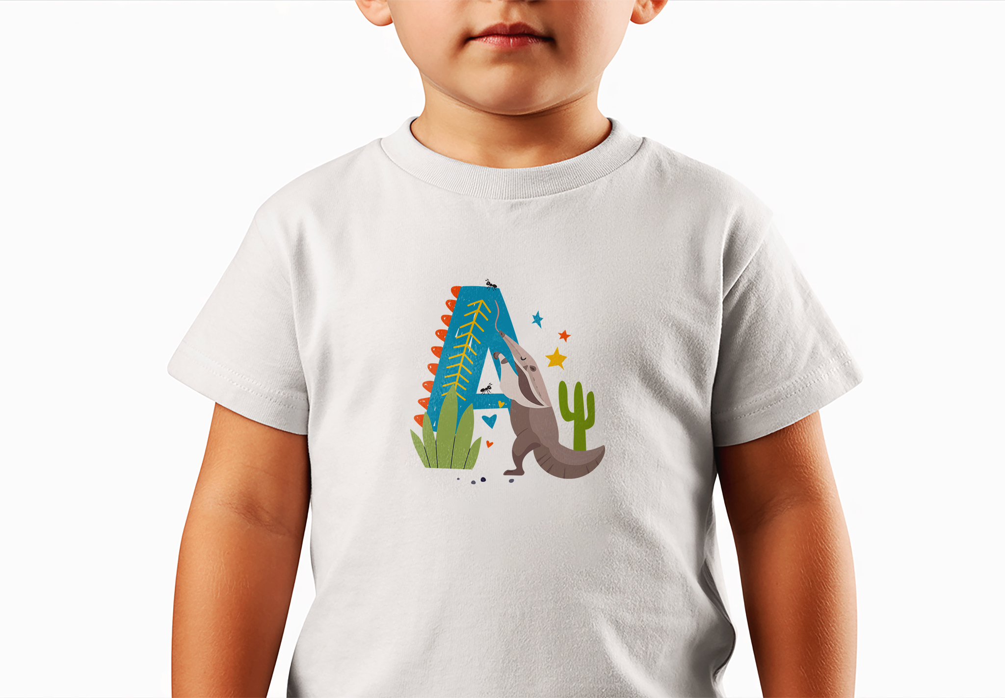 A is for Anteater Kids T-Shirt