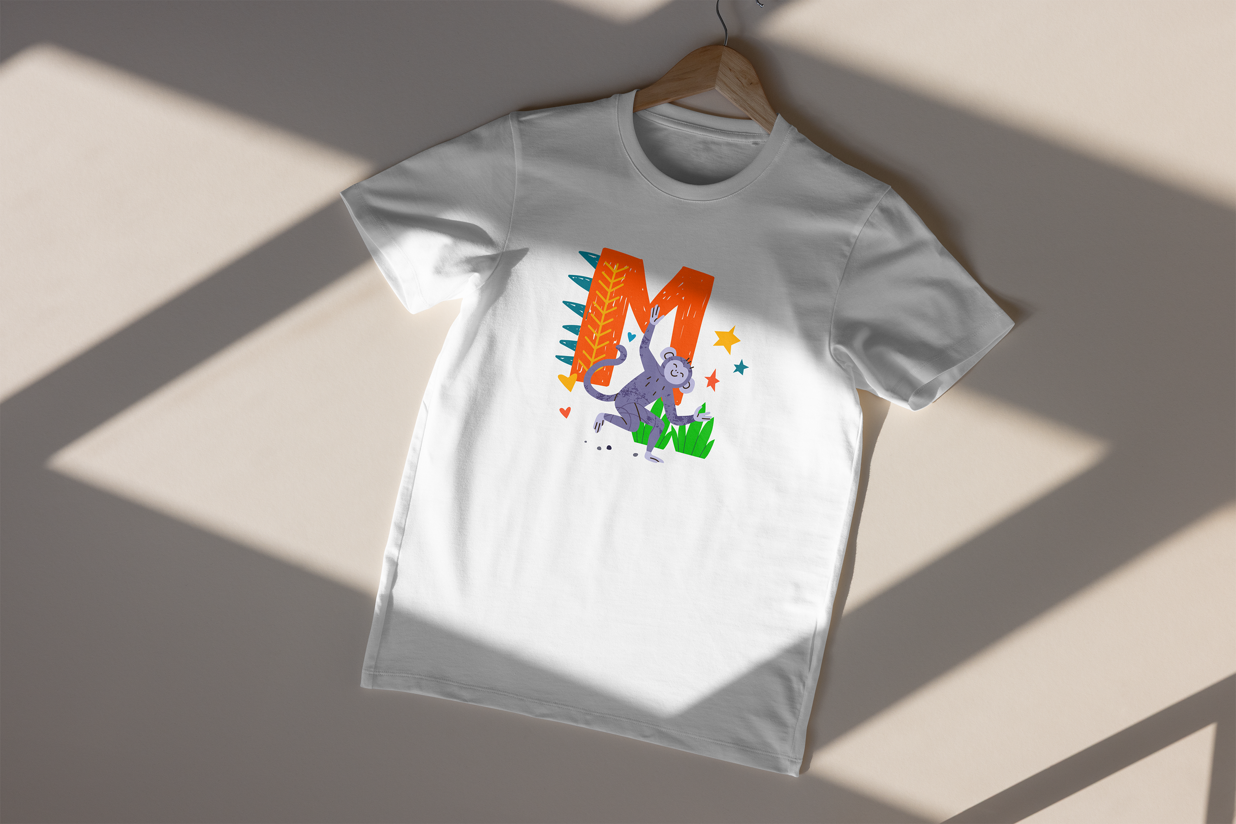 M for Monkey T-Shirt on hanger.png