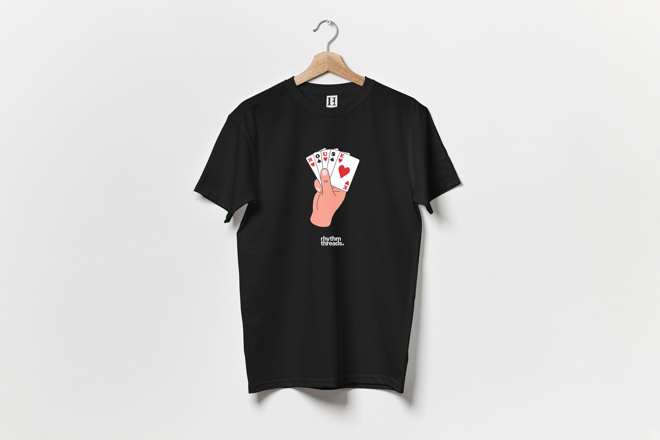 'HOUSE Hand' black T-shirt