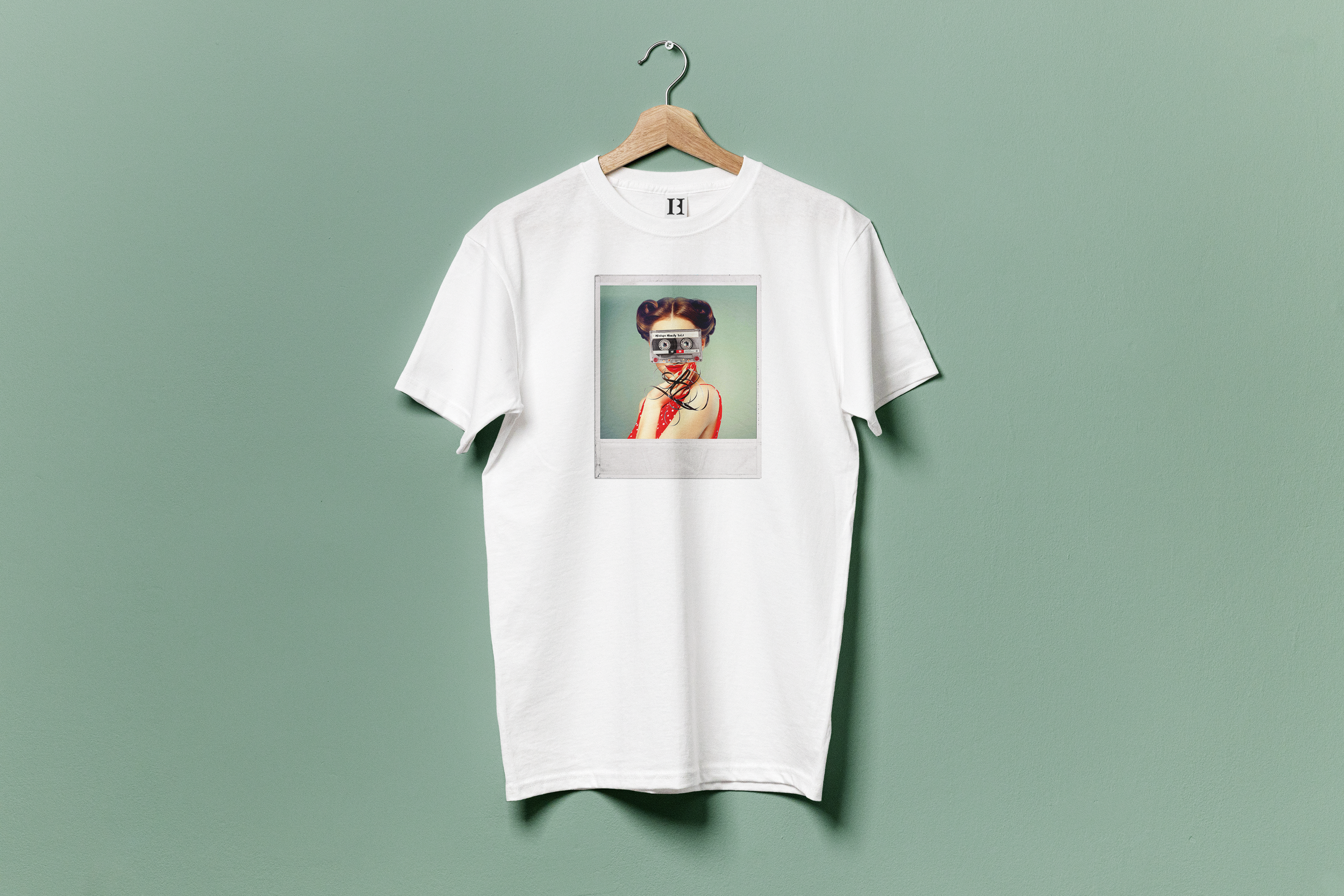 Mixtape Mandy White T-Shirt mockup.png