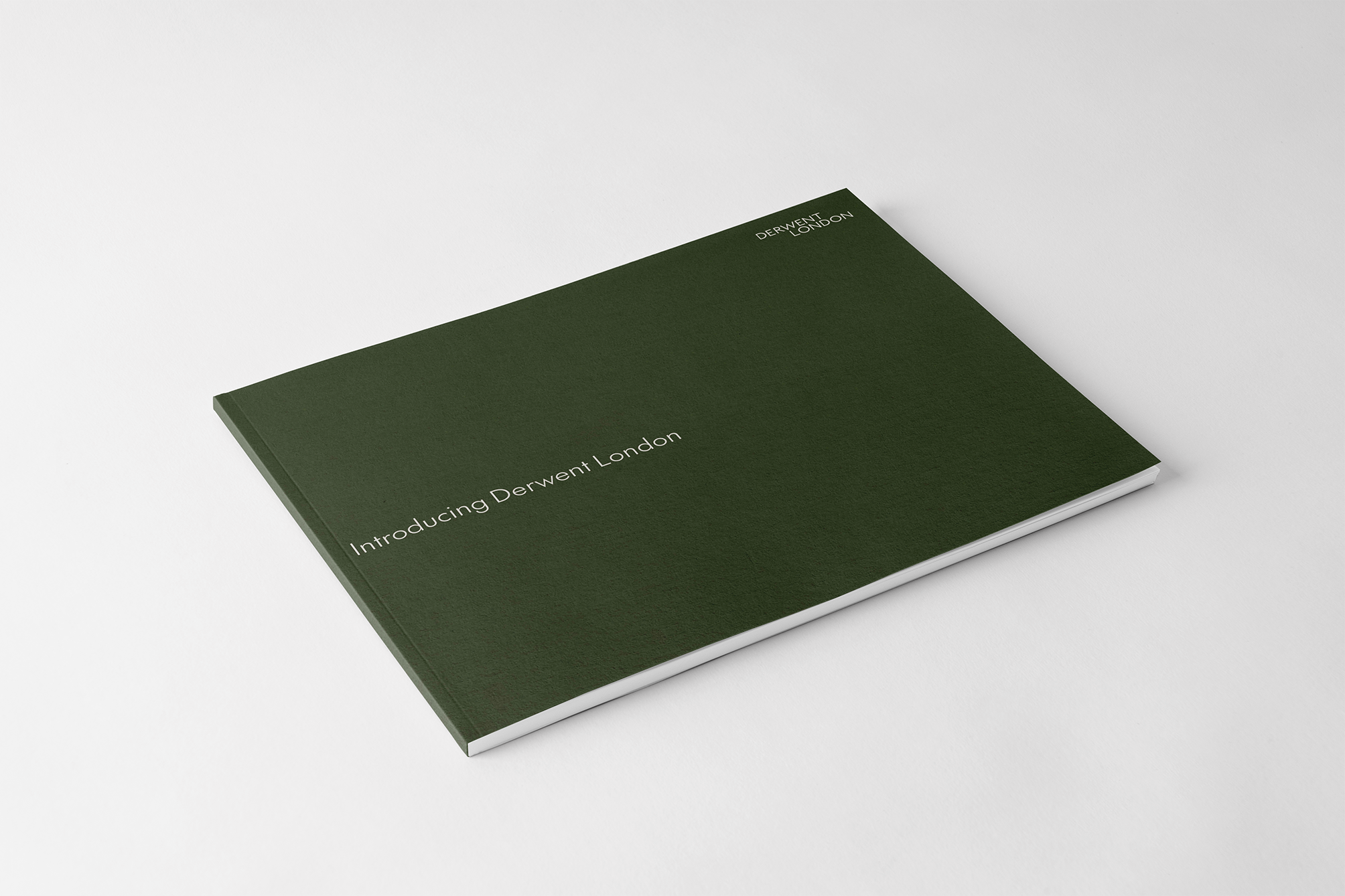 Introducing Derwent London • Premium Printed Brochure