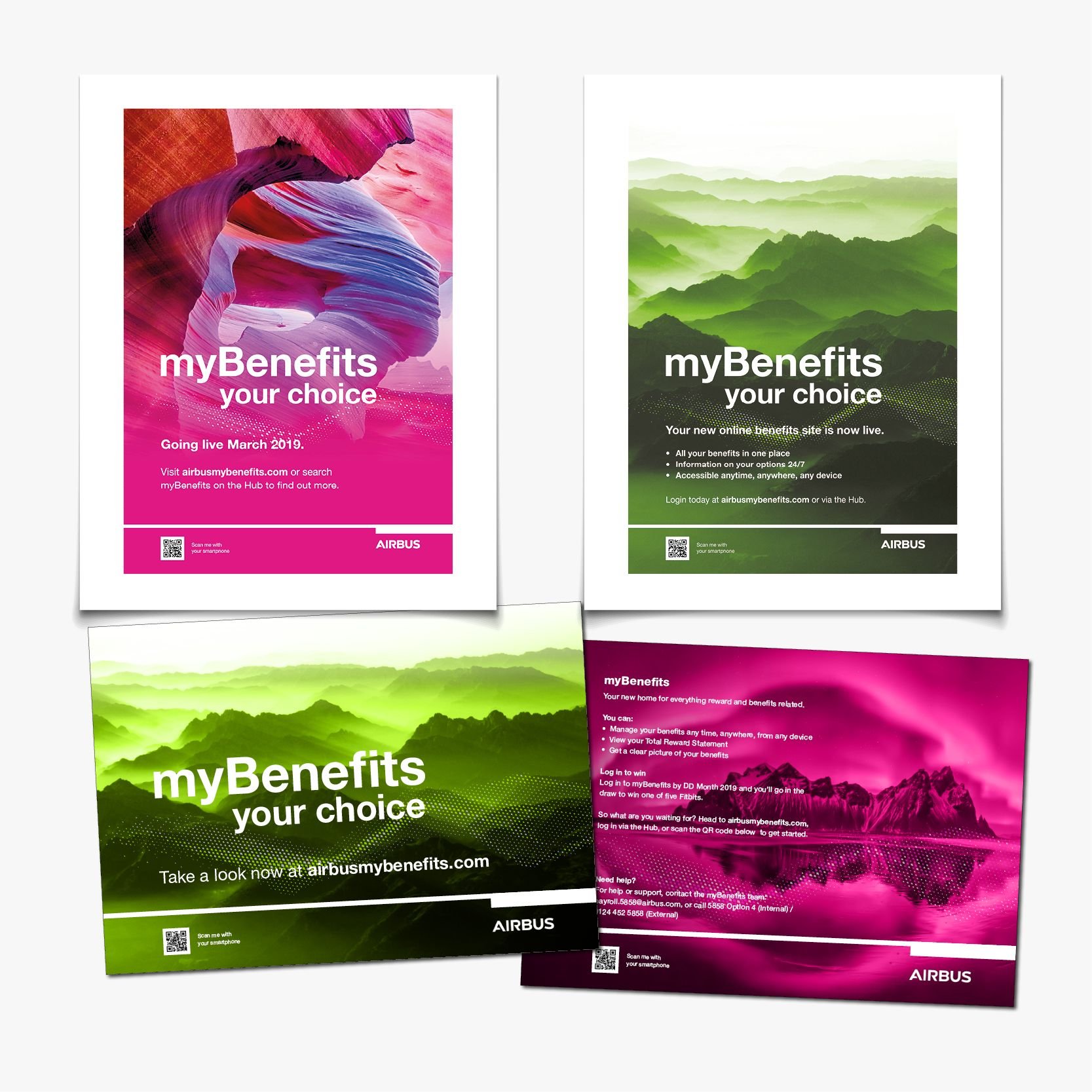 AIRBUS MyBenefits Marketing Collateral