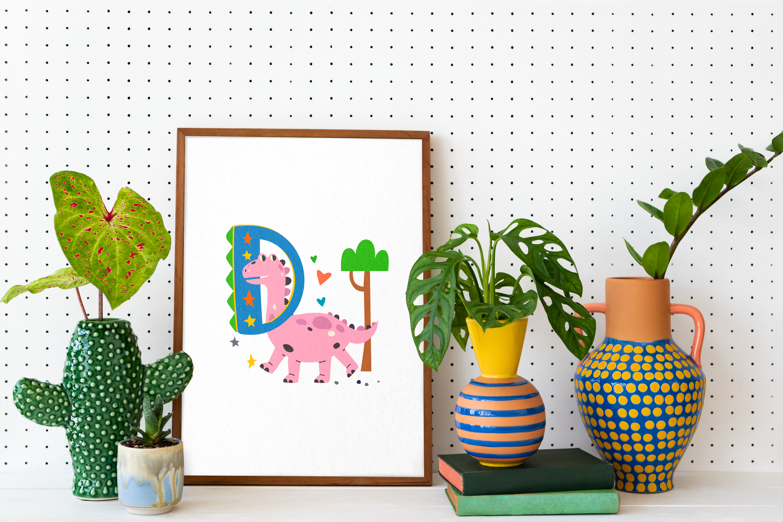 D is for Dinosaur Giclée Print