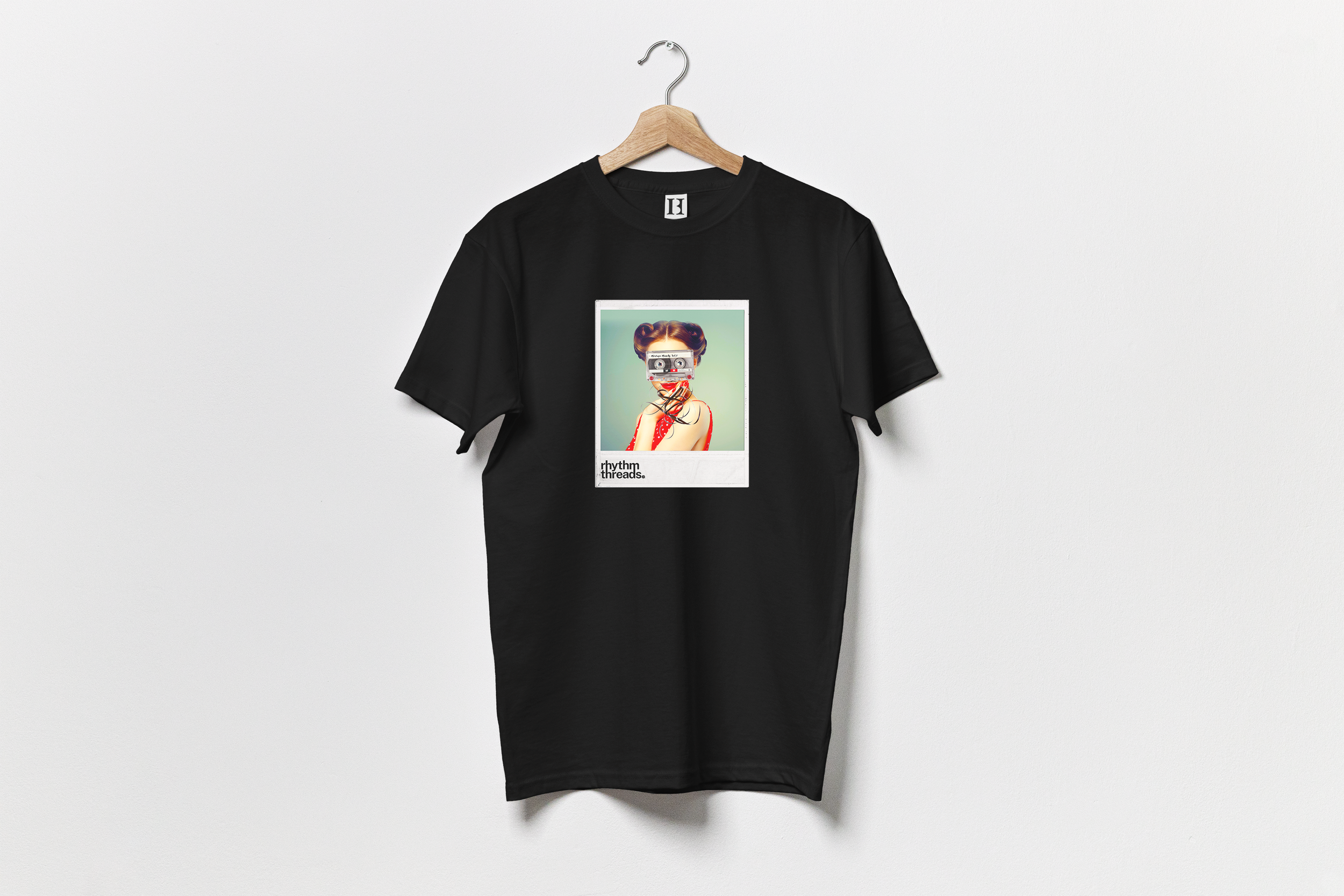 Mixtape Mandy black T-Shirt mockup.png