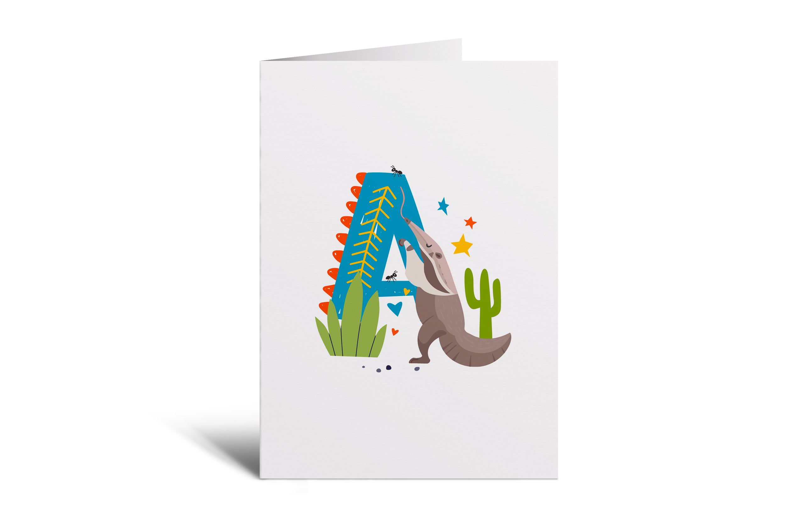 A is for Anteater Greetings Card