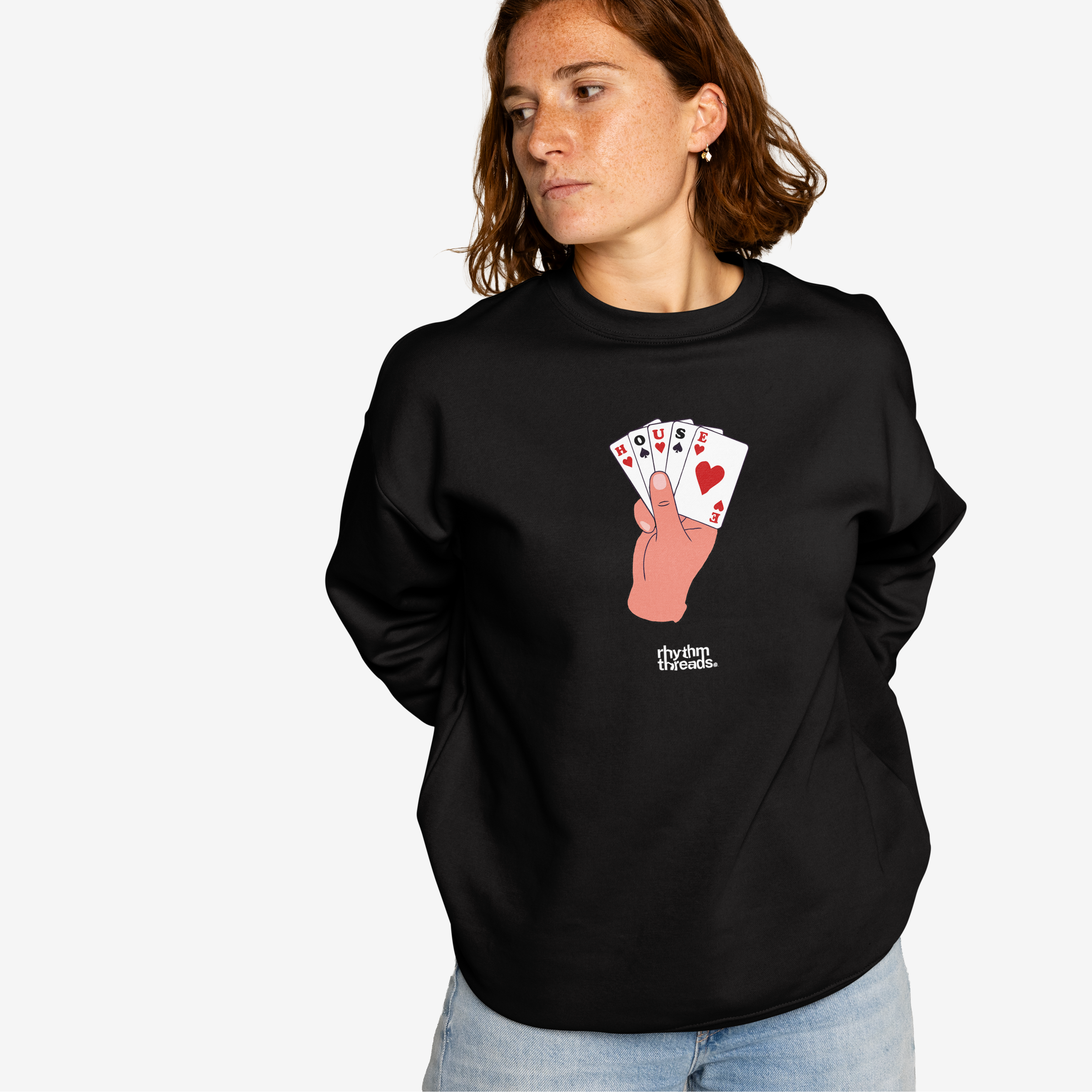 'HOUSE Hand' black sweatshirt