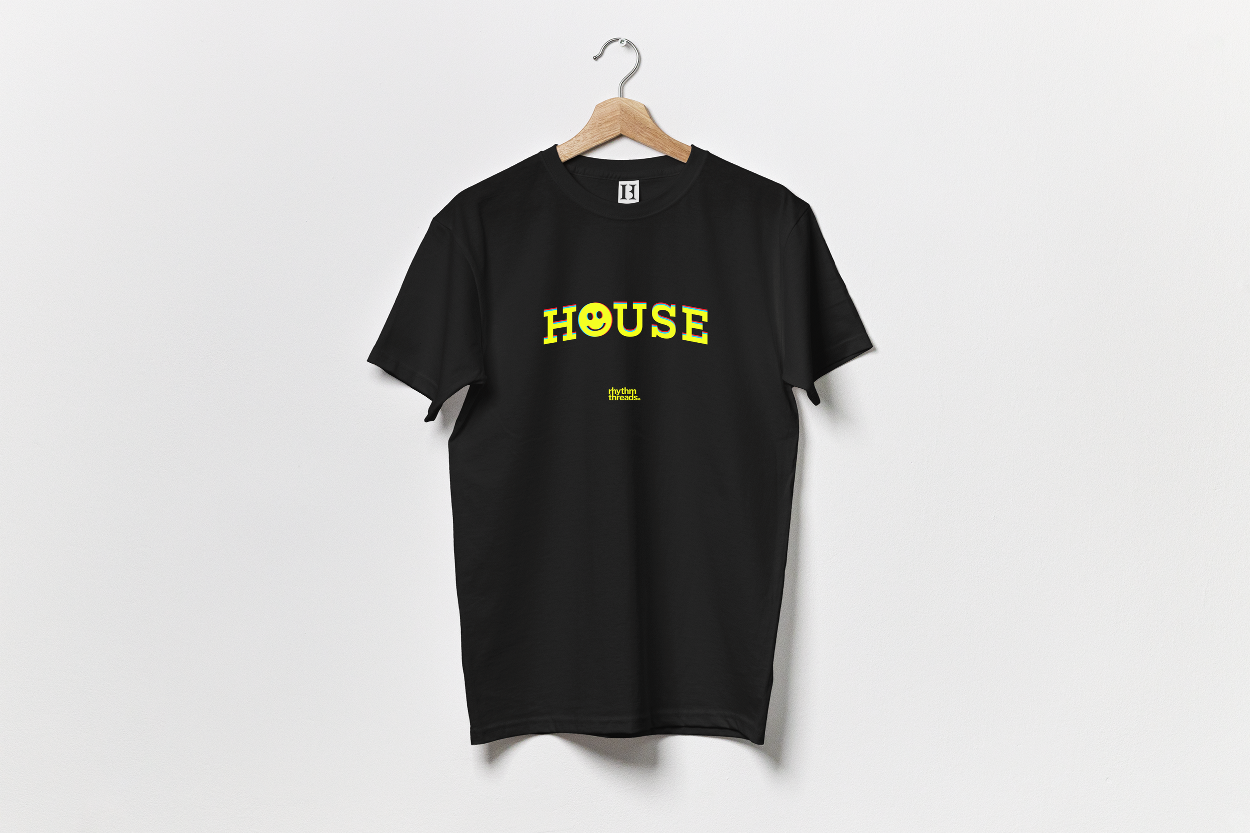 House 1 on black T-Shirt mockup.png