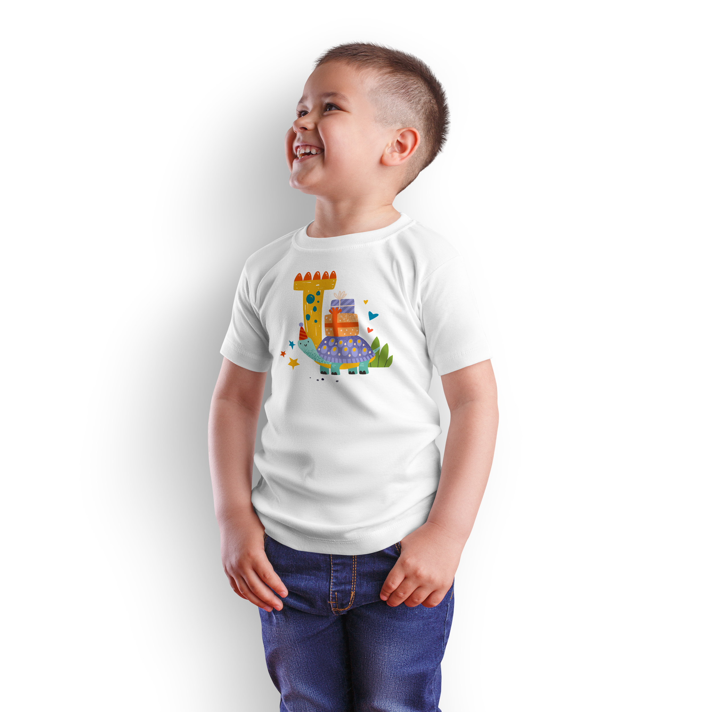 T is for Tortoise Kids T-Shirt
