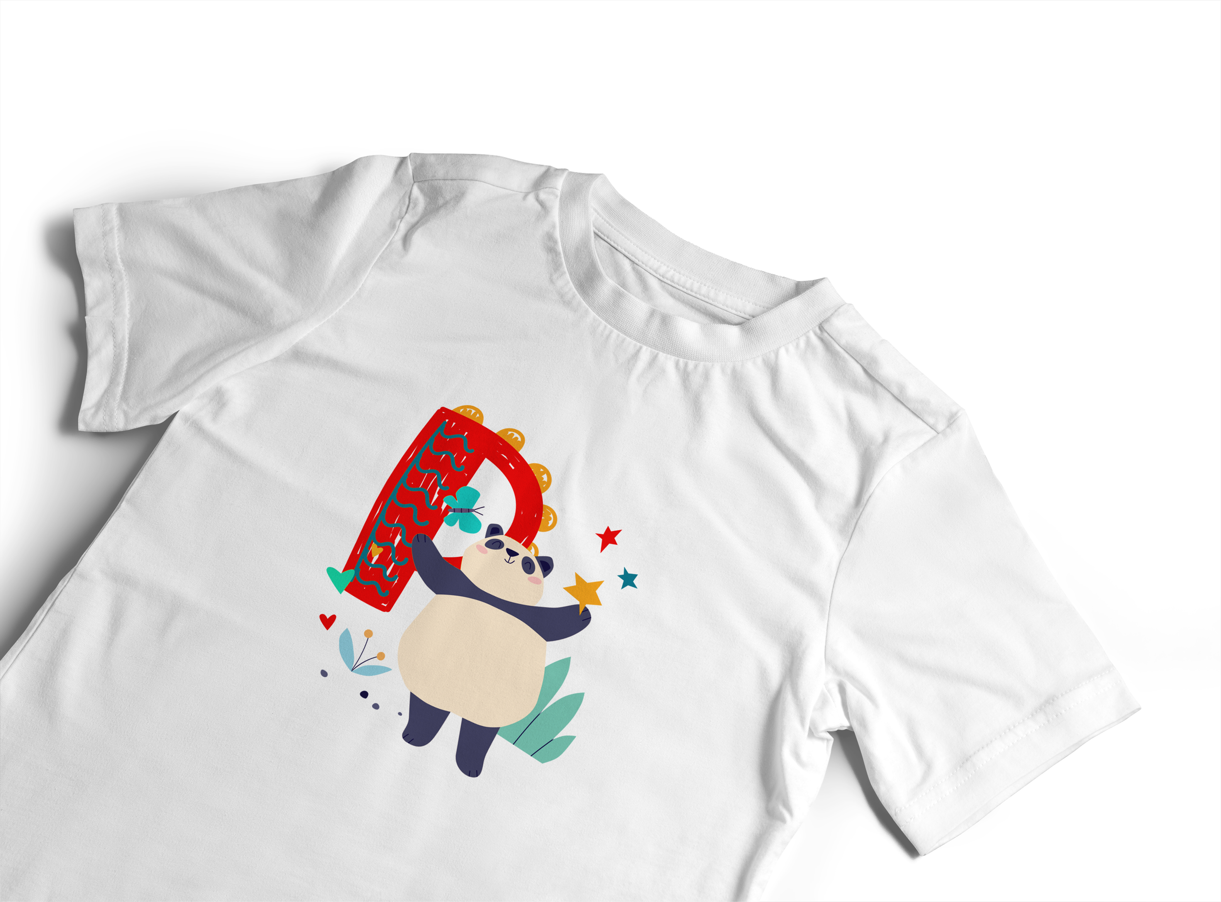 P for Panda T-Shirt flat.png
