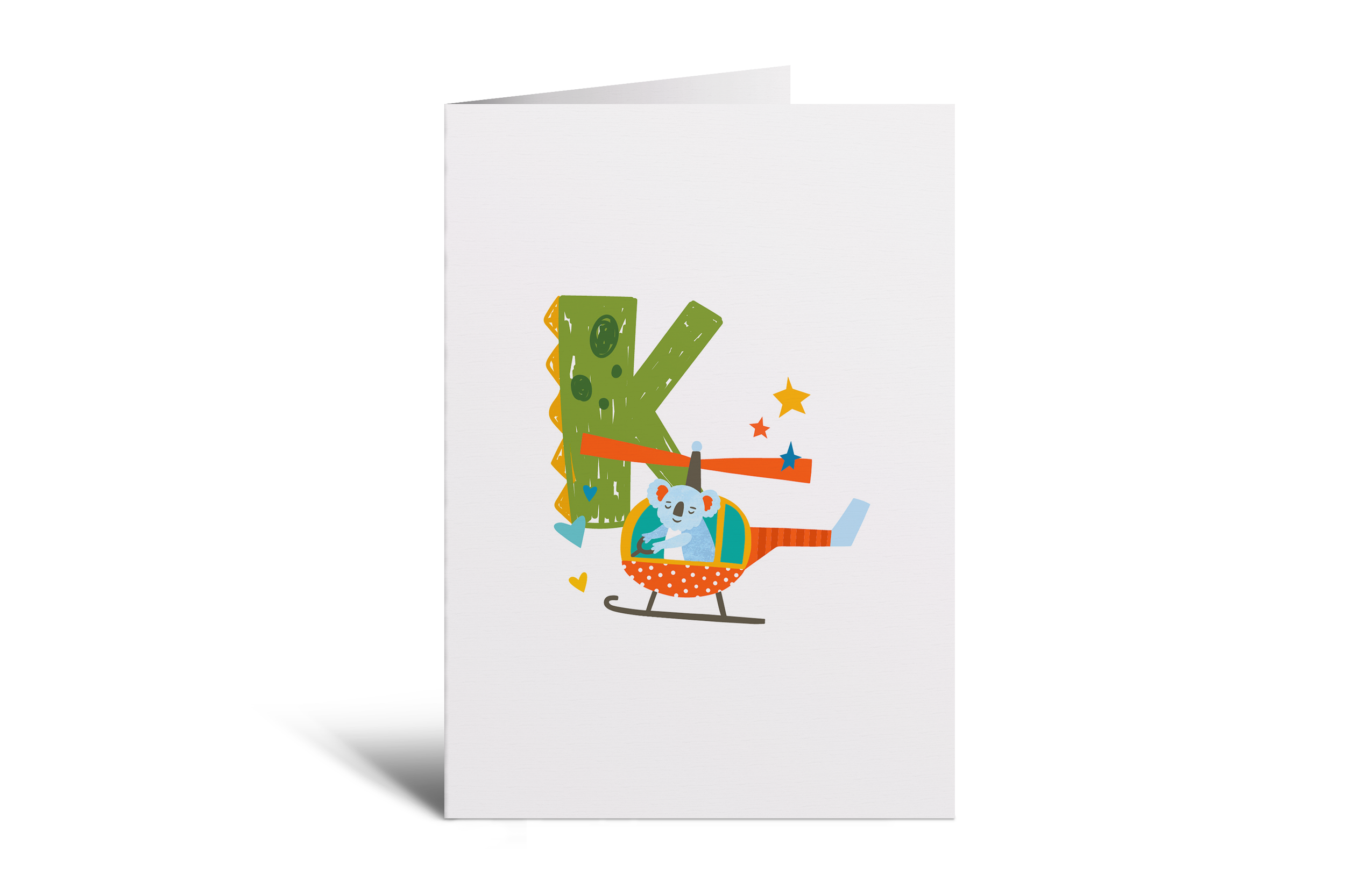 K is for Koala Greetings Card