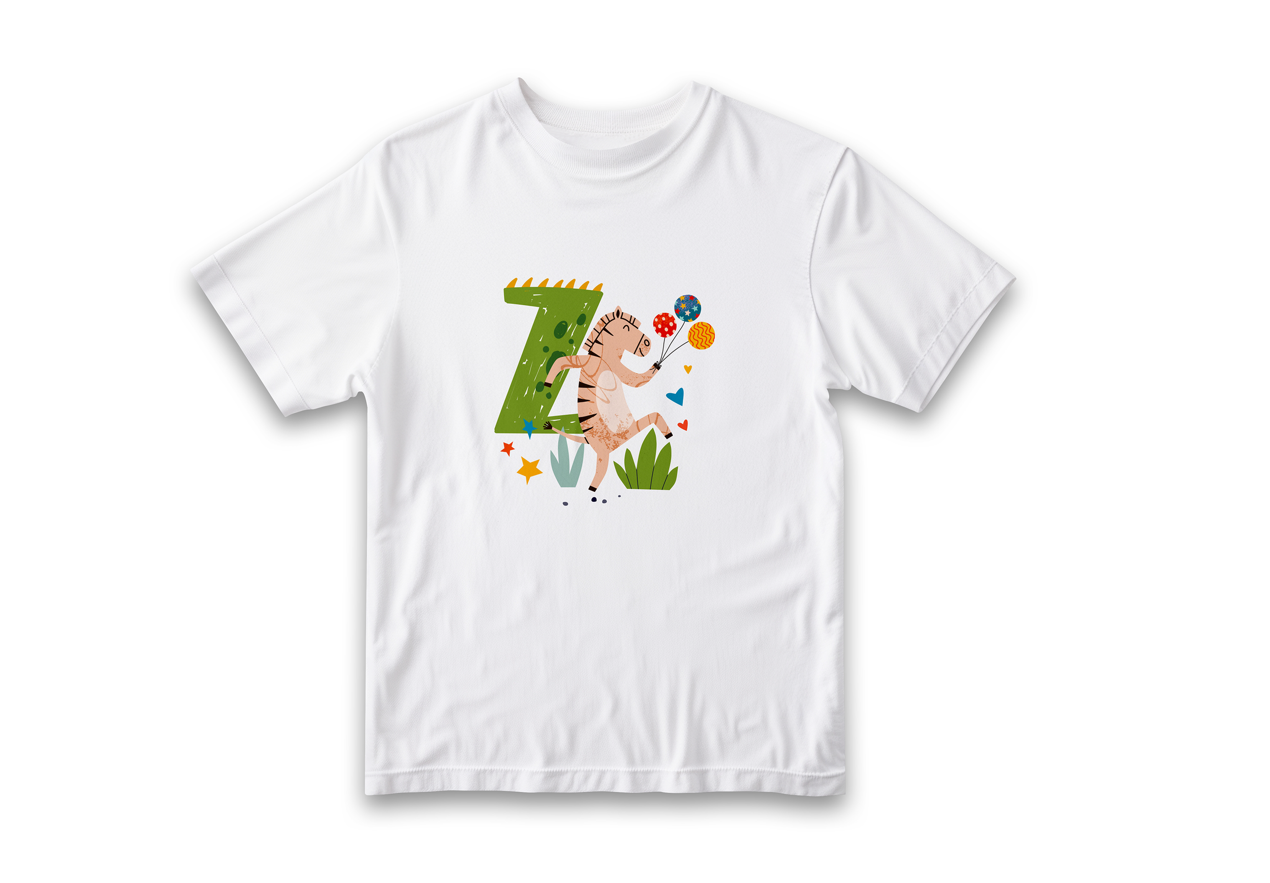 Z for Zebra T-Shirt flat.png