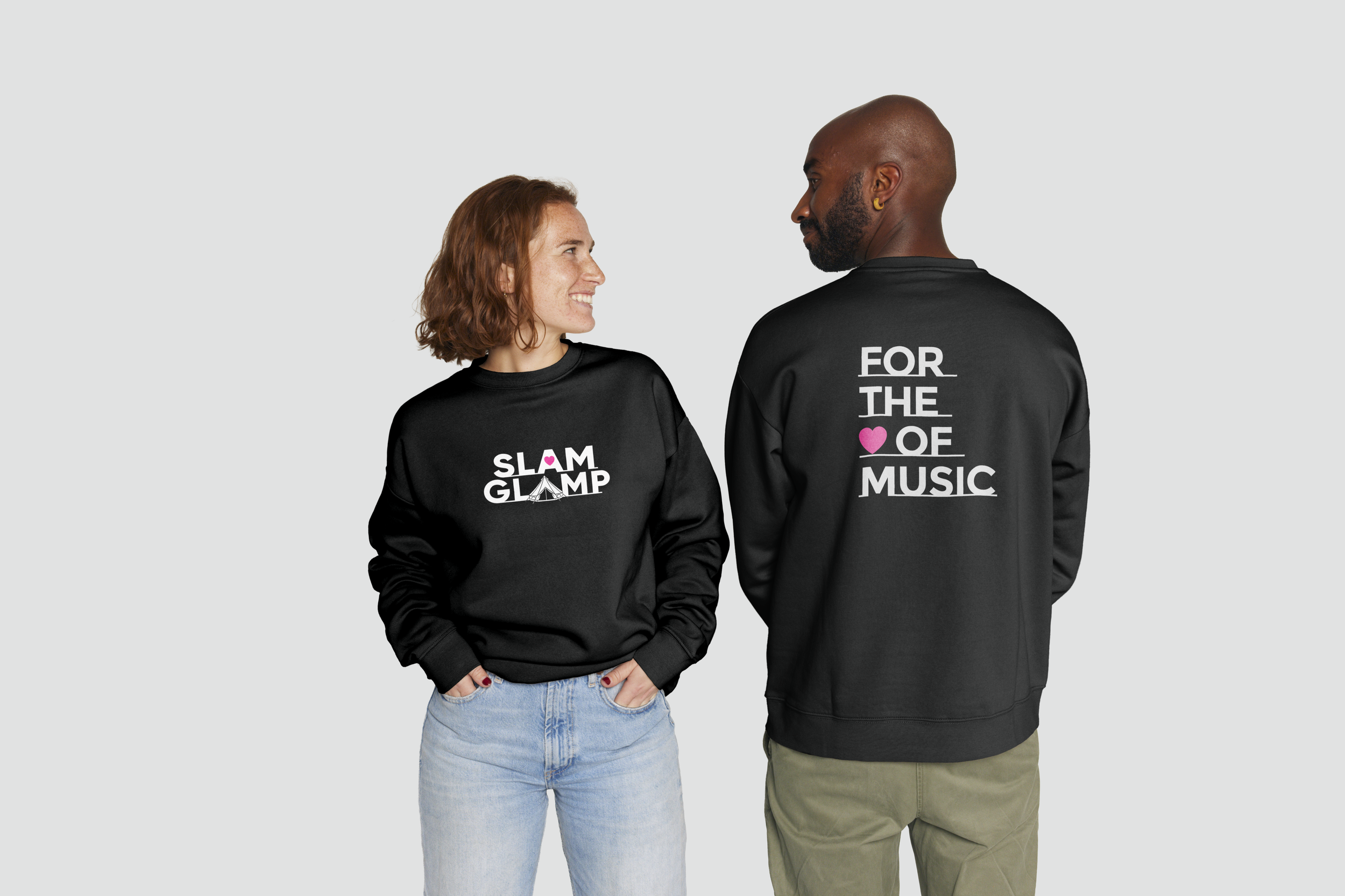 Man and woman in black SLAM GLAMP sweatshirt mockup.png