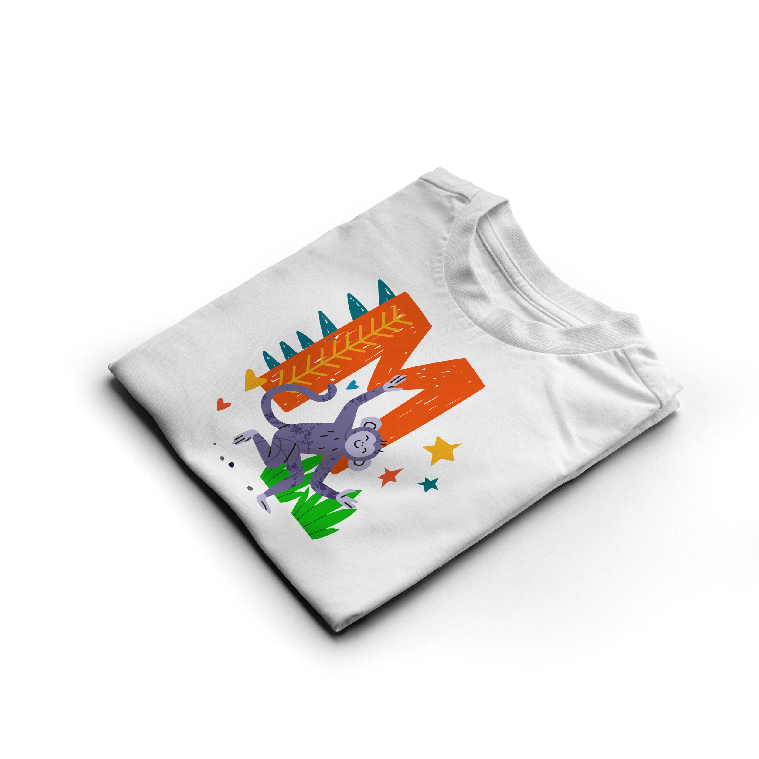 M is for Monkey Kids T-Shirt
