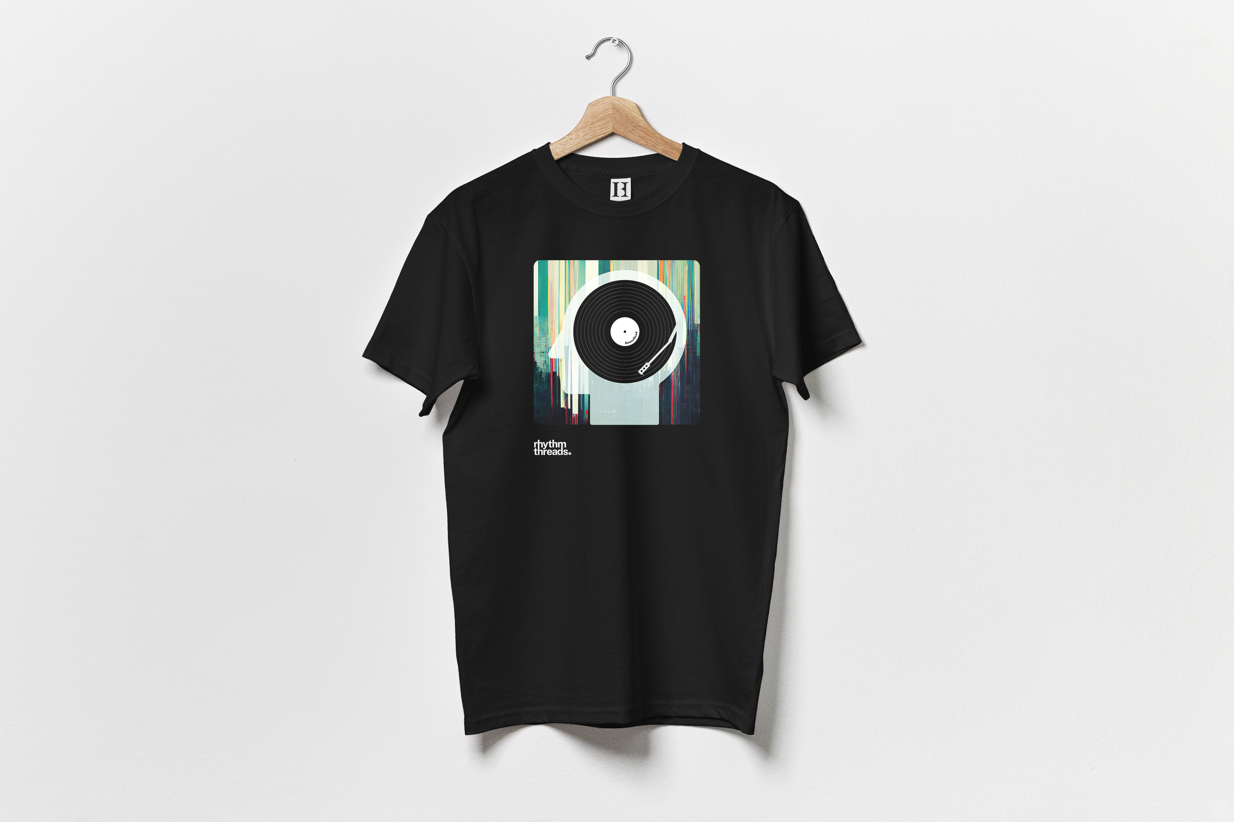 House Head on black T-shirt mockup.png