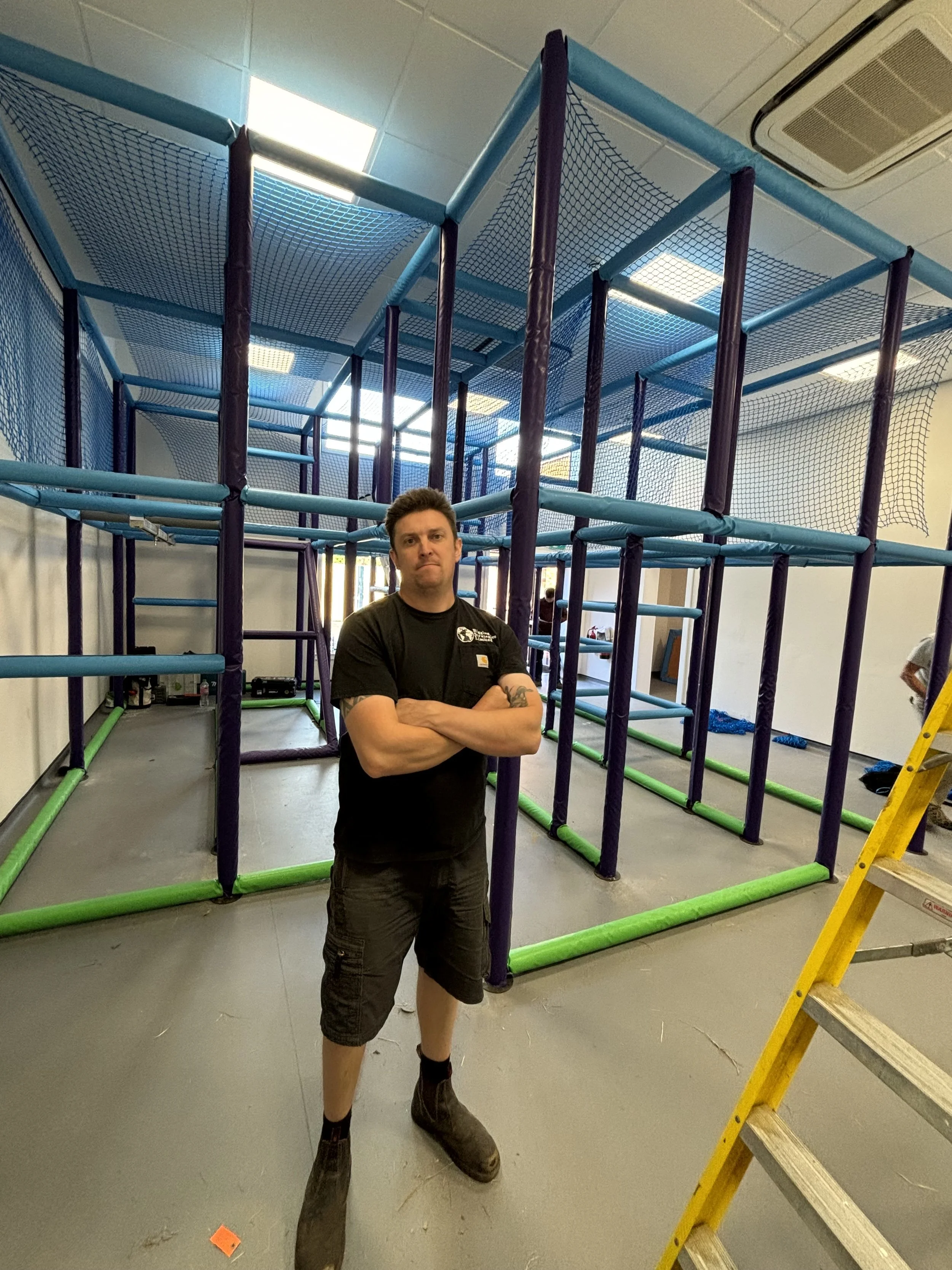 Leeds based outdoor adventure and soft play installations high wire play ground installations zip world biplane parks playgrounds leeds Yorkshire Manchester York Liverpool Yorkshire