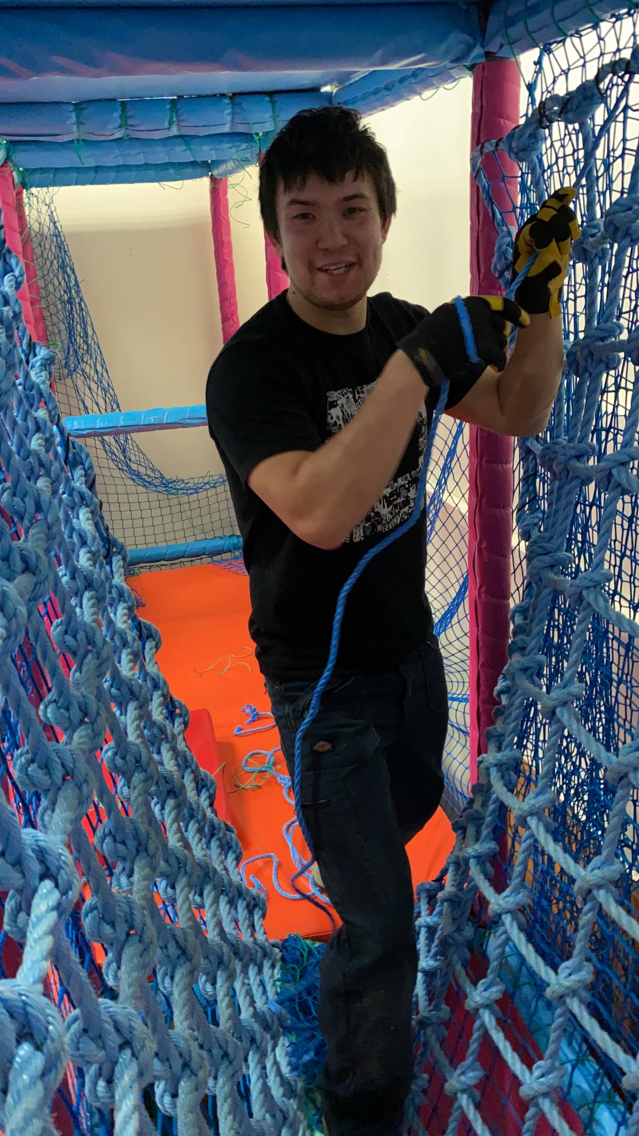 soft play installation maintenance net makers rope makers netting uk play areas play ground 