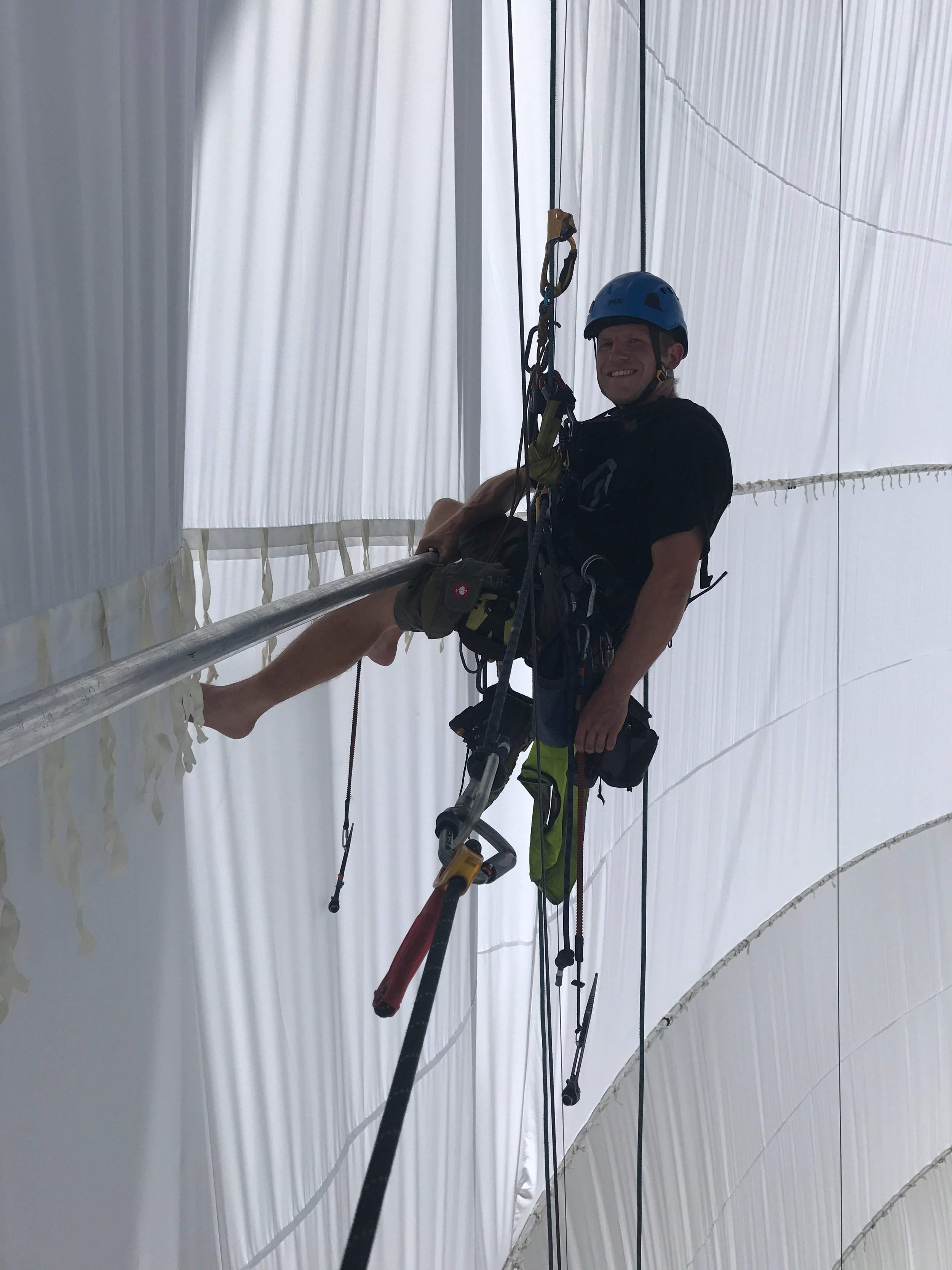 bespoke rigging installations leeds based rigging and Stretch tent hire and installation riggers rigging