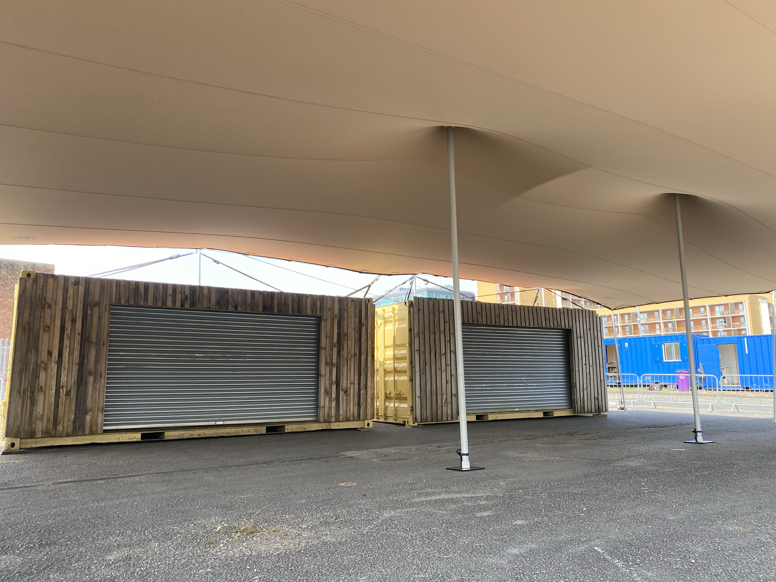 leeds Yorkshire stretch tent hire and installation canopy beer garden pub wedding bedouin tent stretch tents uk garden party marquee stretch marquee Manchester leeds Liverpool York Sheffield Newcastle hull stretch tent shipping container bar