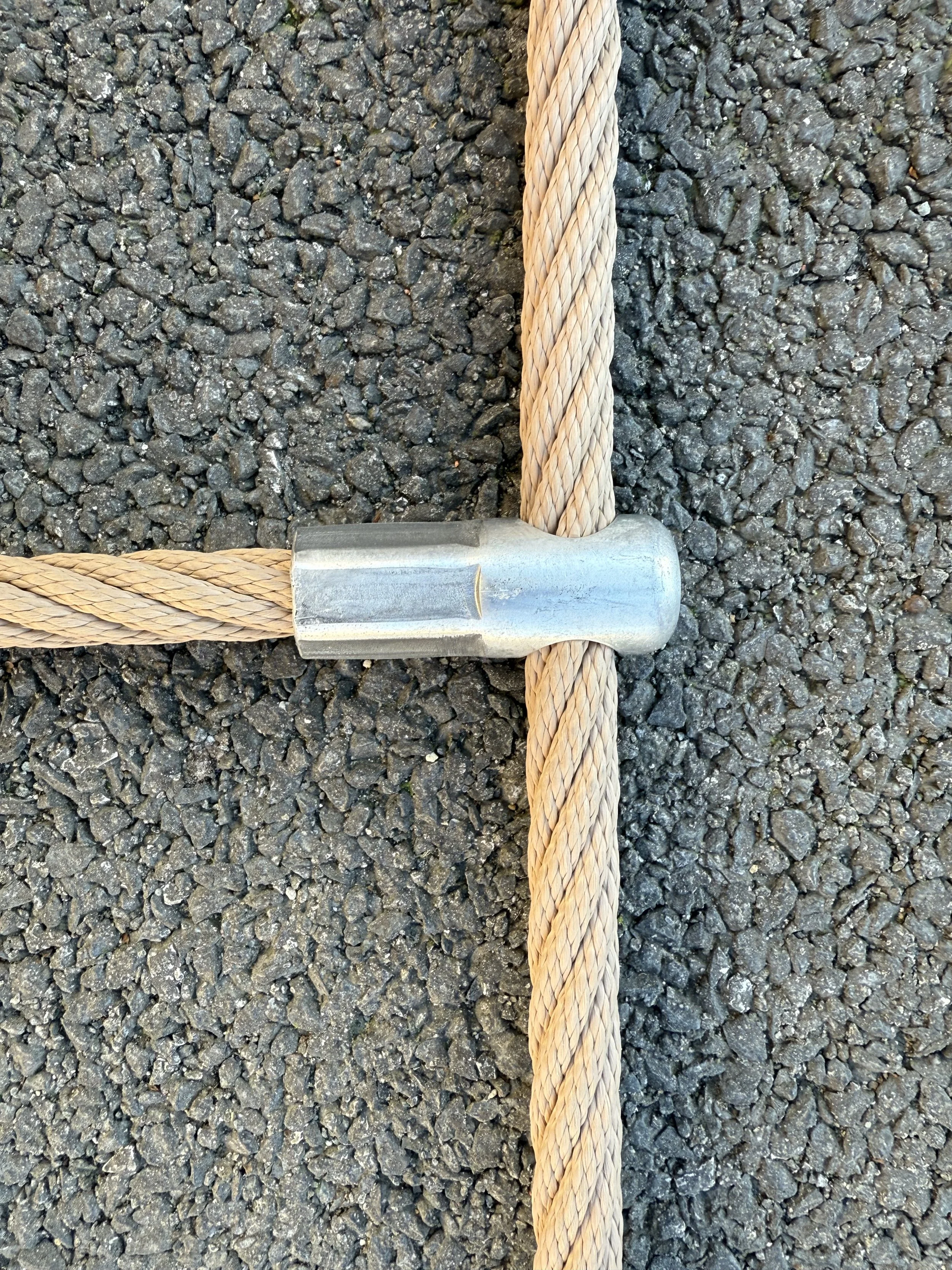 wire rope bridge uk installation outdoor play area installation maintenance 16mm combination rope installation rope makers net makers