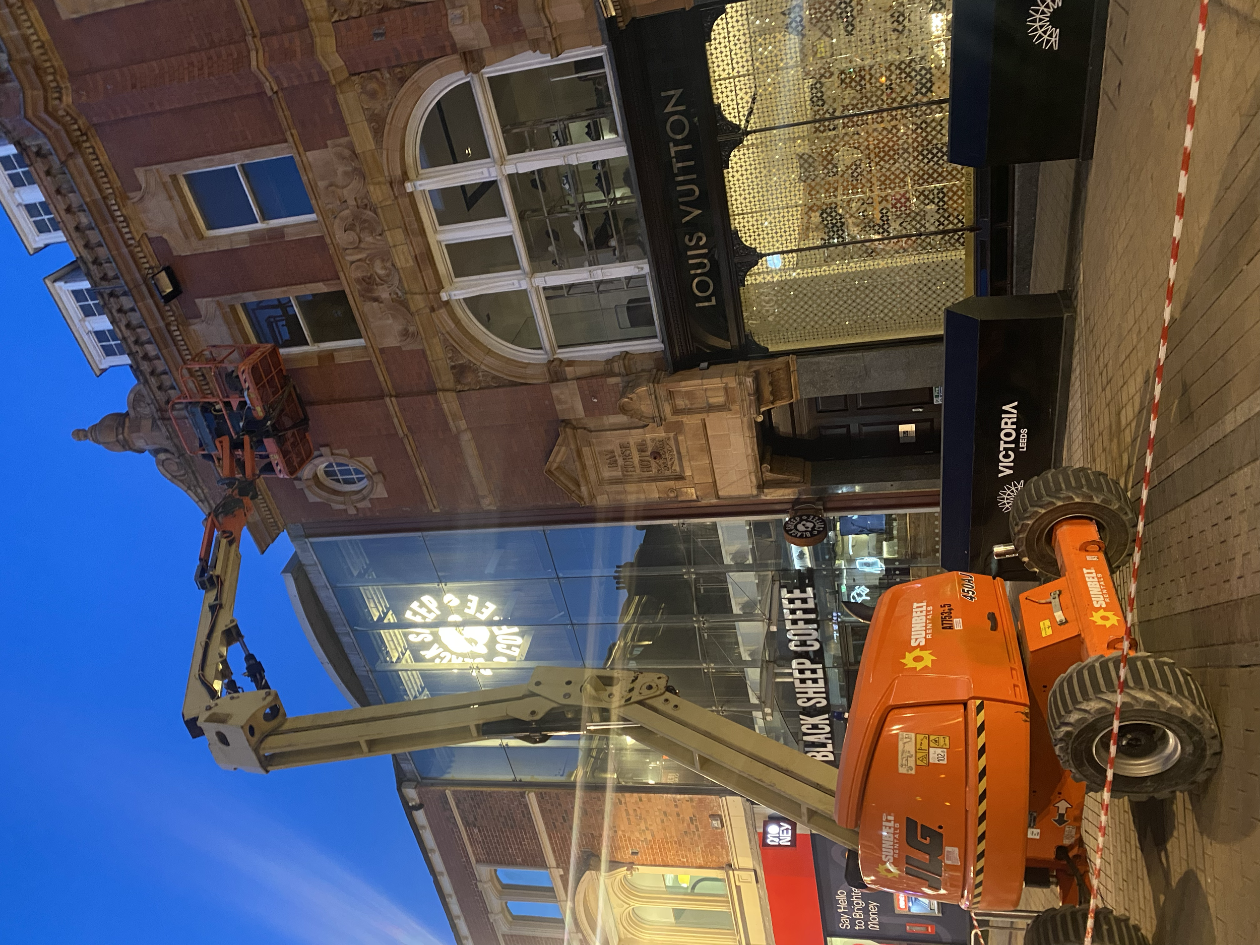 anchor pull testing at height leeds city centre decorative display anchors tested