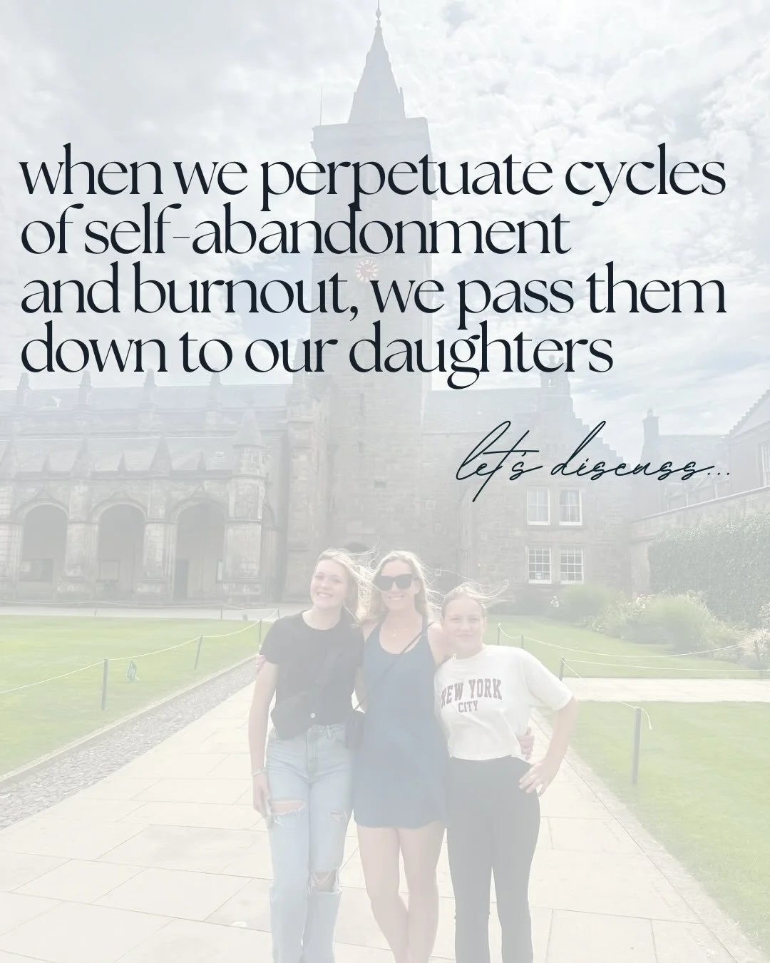 Most mothers would do anything for their children.

But would you learn to take care of yourself &mdash; for them? 

Would you set boundaries, even when it&rsquo;s hard? Work through your own pain, so they don&rsquo;t have to carry it?

Because here&