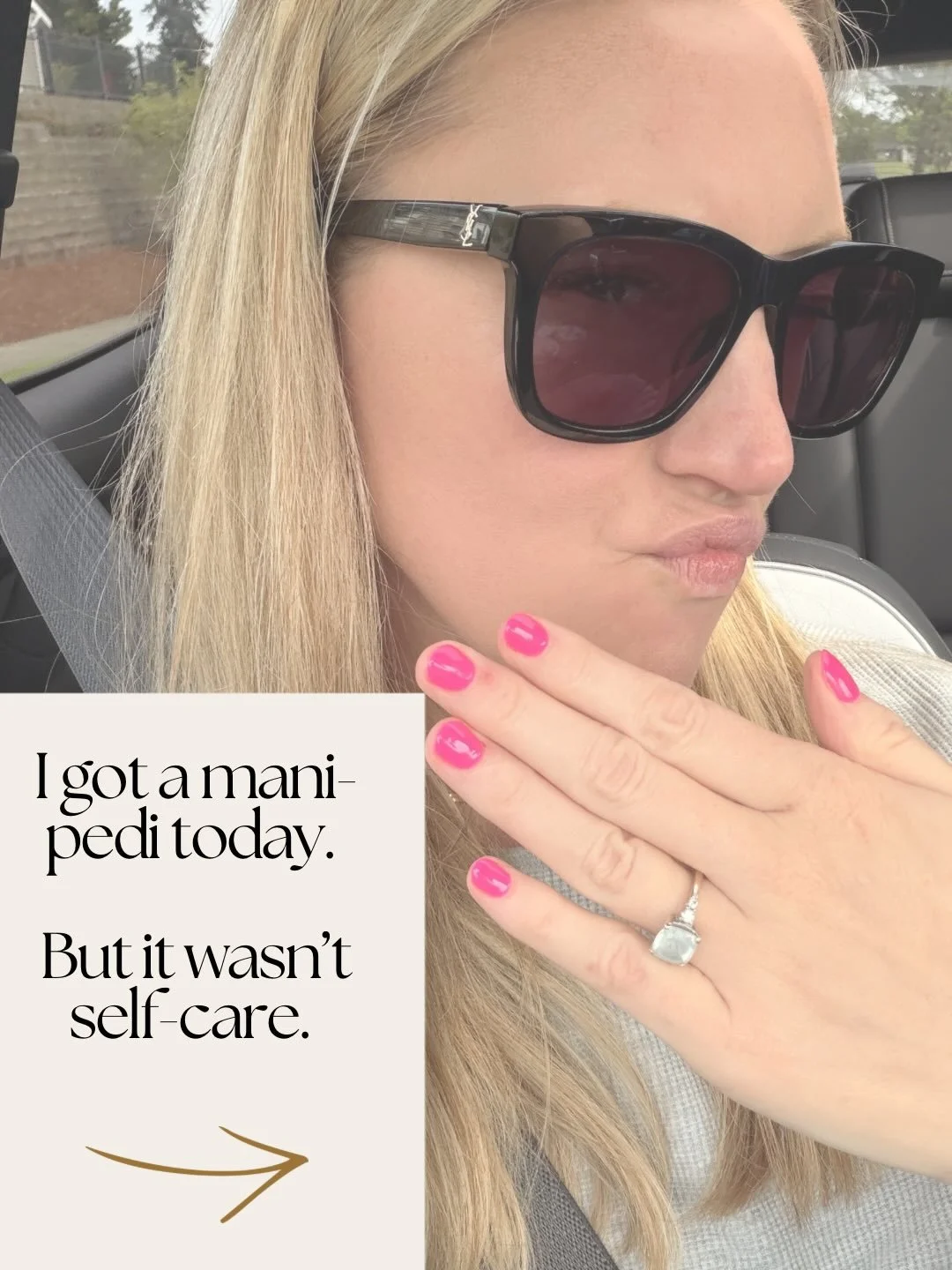 Grooming and hygiene are not self-care. 

What&rsquo;s something you&rsquo;ve mislabeled as self-care that maybe actually, isn&rsquo;t?