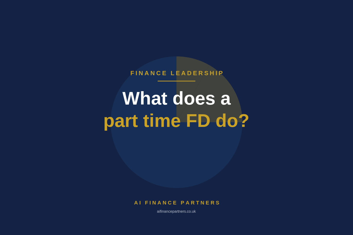 What does a Part time FD do?
