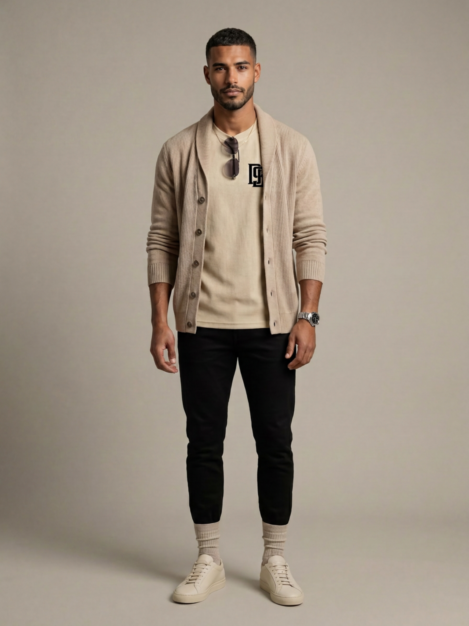 Private Court Heritage Waffle Tee – Mineral Wash