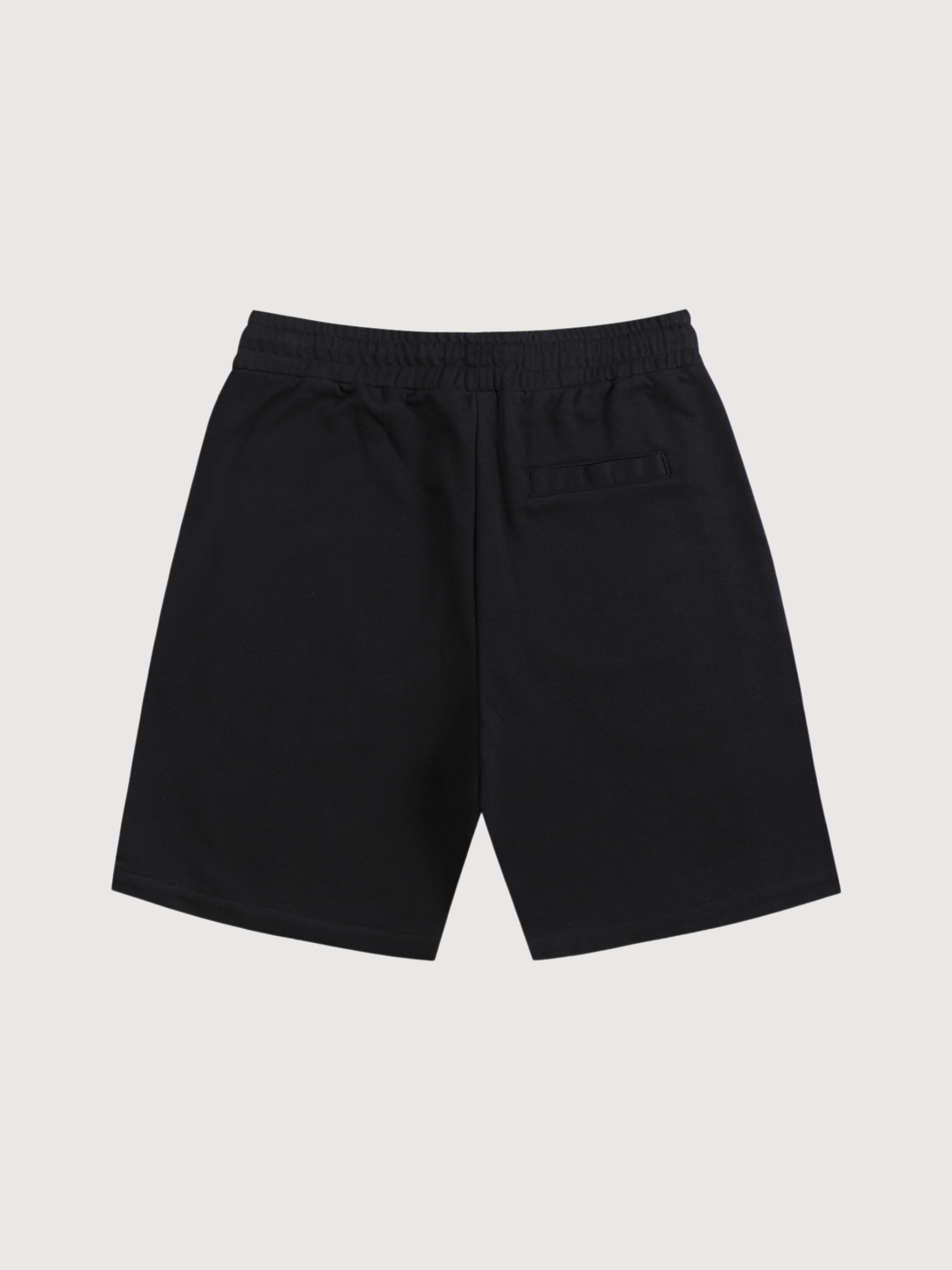 Black athletic pickleball shorts back view minimal luxury sportswear