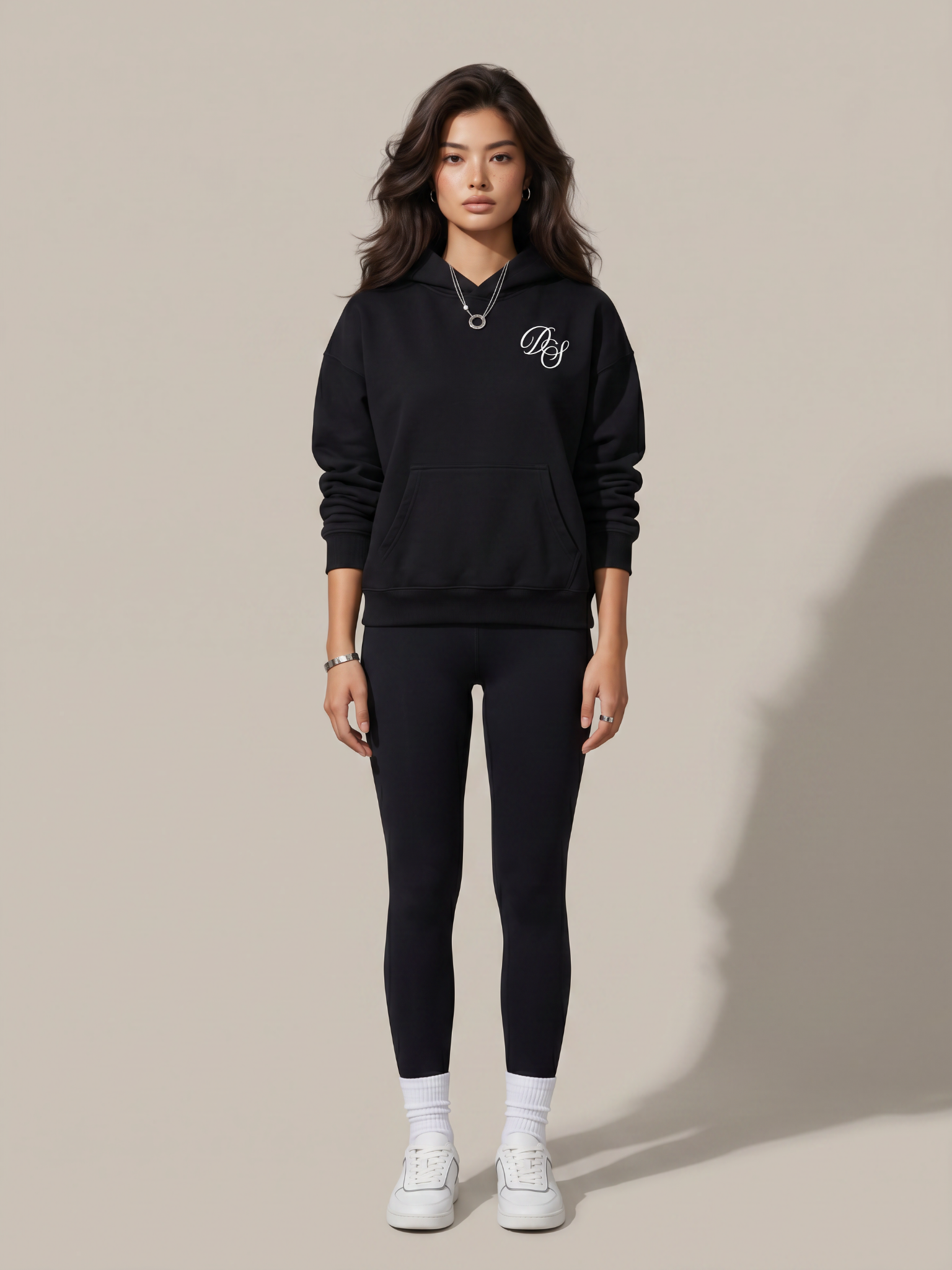 Essential DS Logo Boxy Hoodie