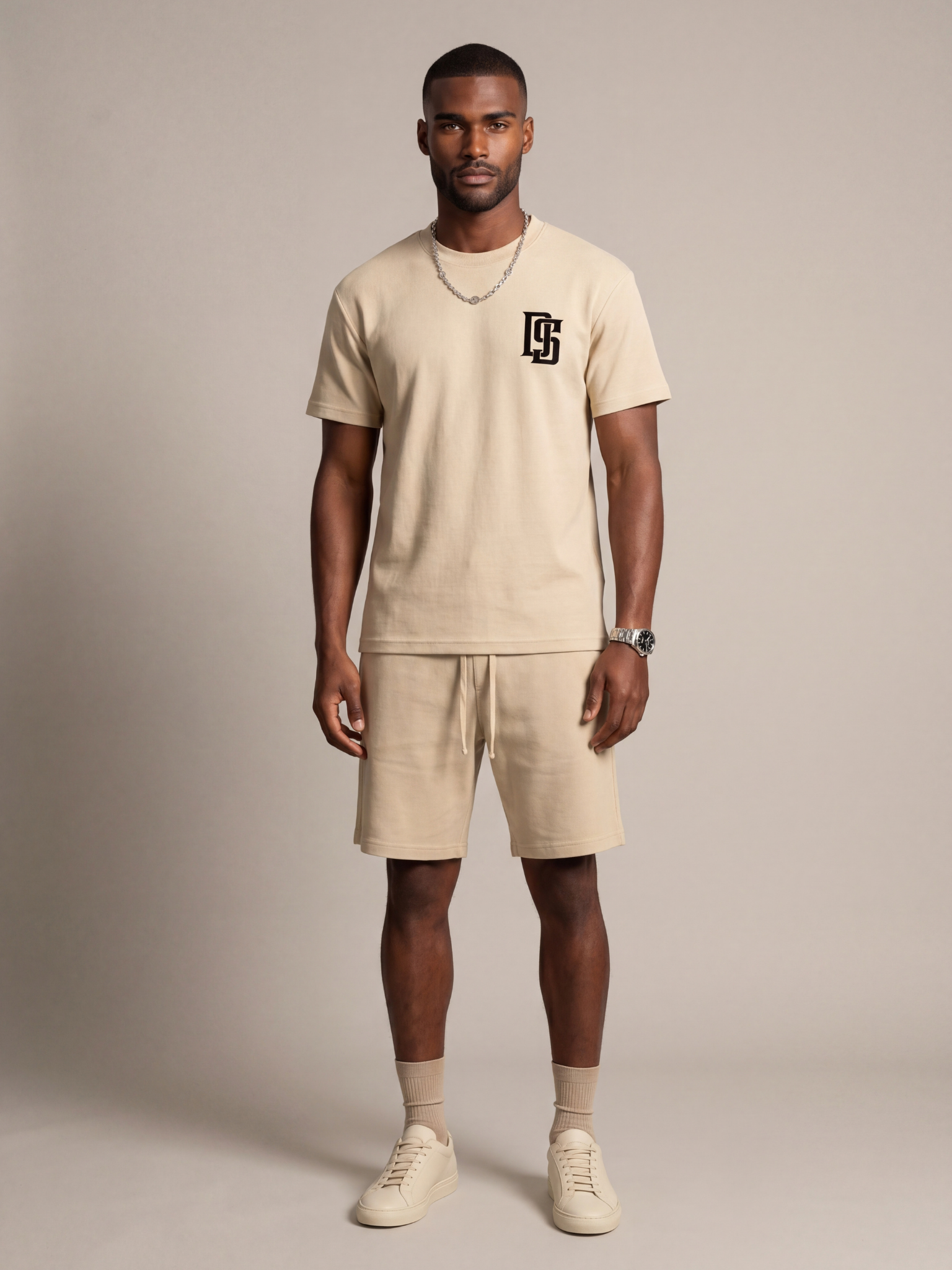 Mineral Wash Waffle Knit T-Shirt