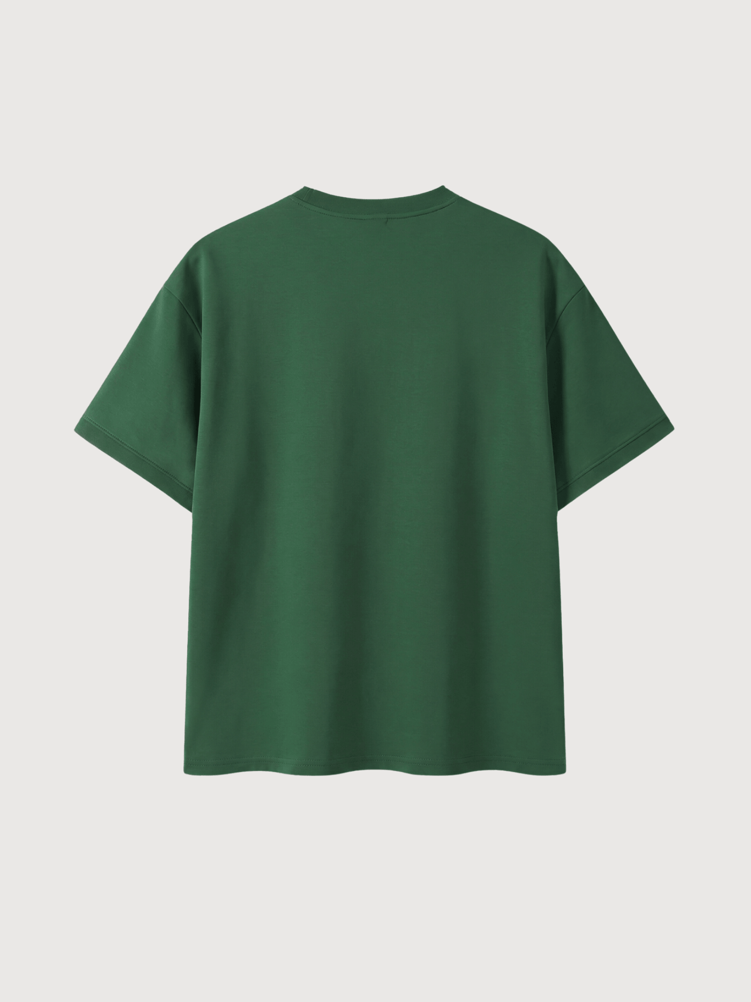 Back view of a premium green pickleball t-shirt with minimalist luxury athletic styling from The Dinking Society.