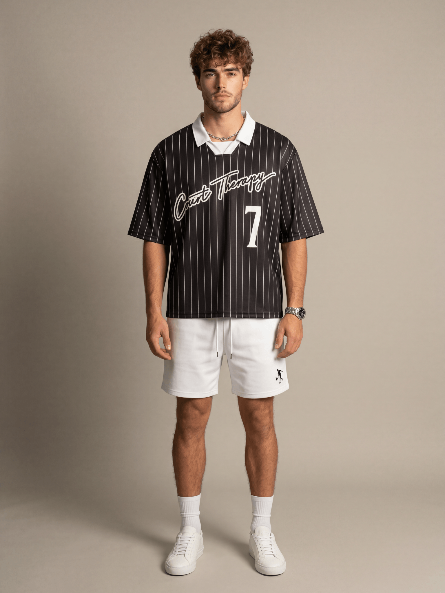 Court Therapy Pinstripe Jersey