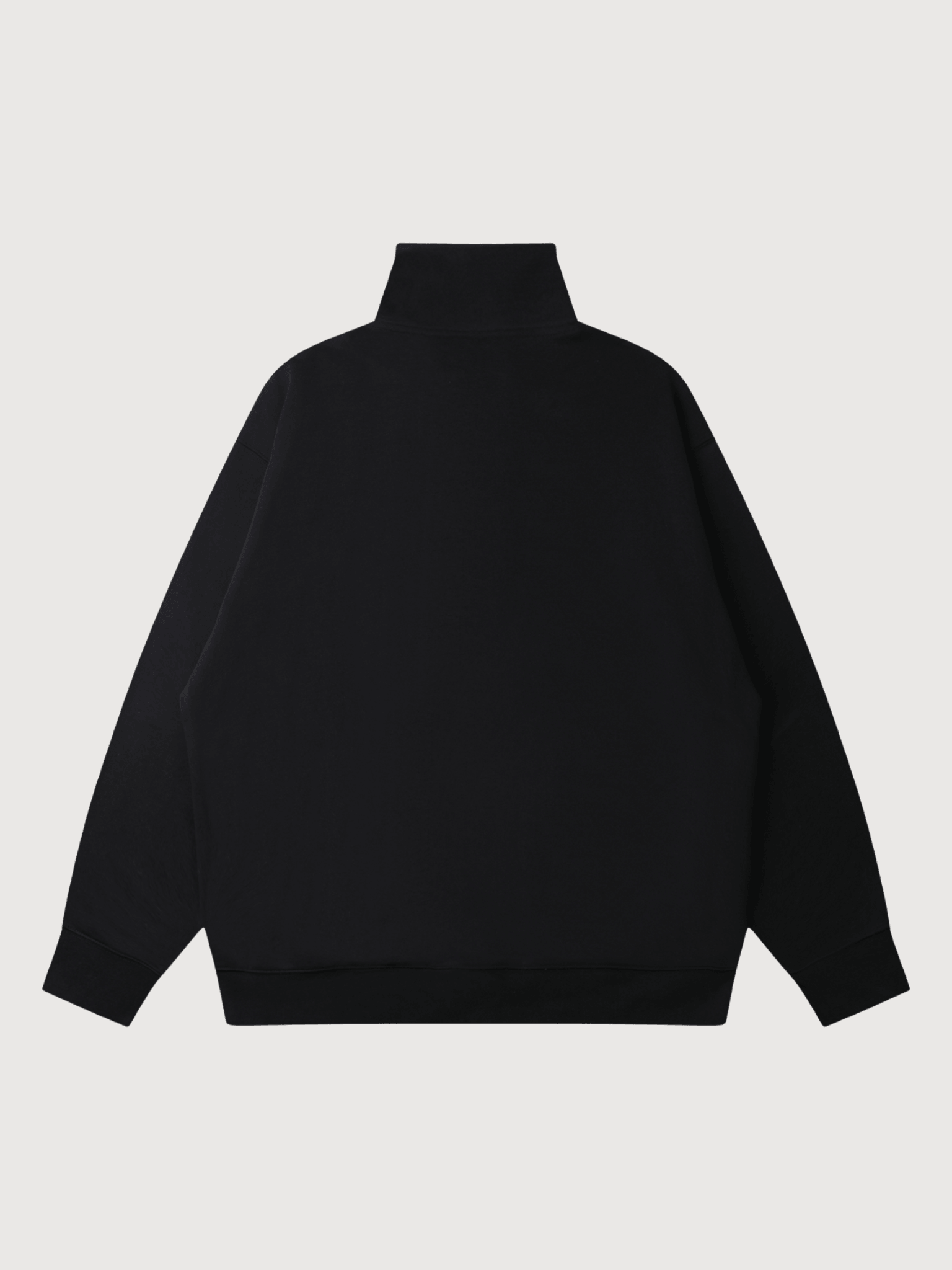 black-quarter-zip-sweatshirt-back-view-womens-athleisure-pickleball-pullover.png