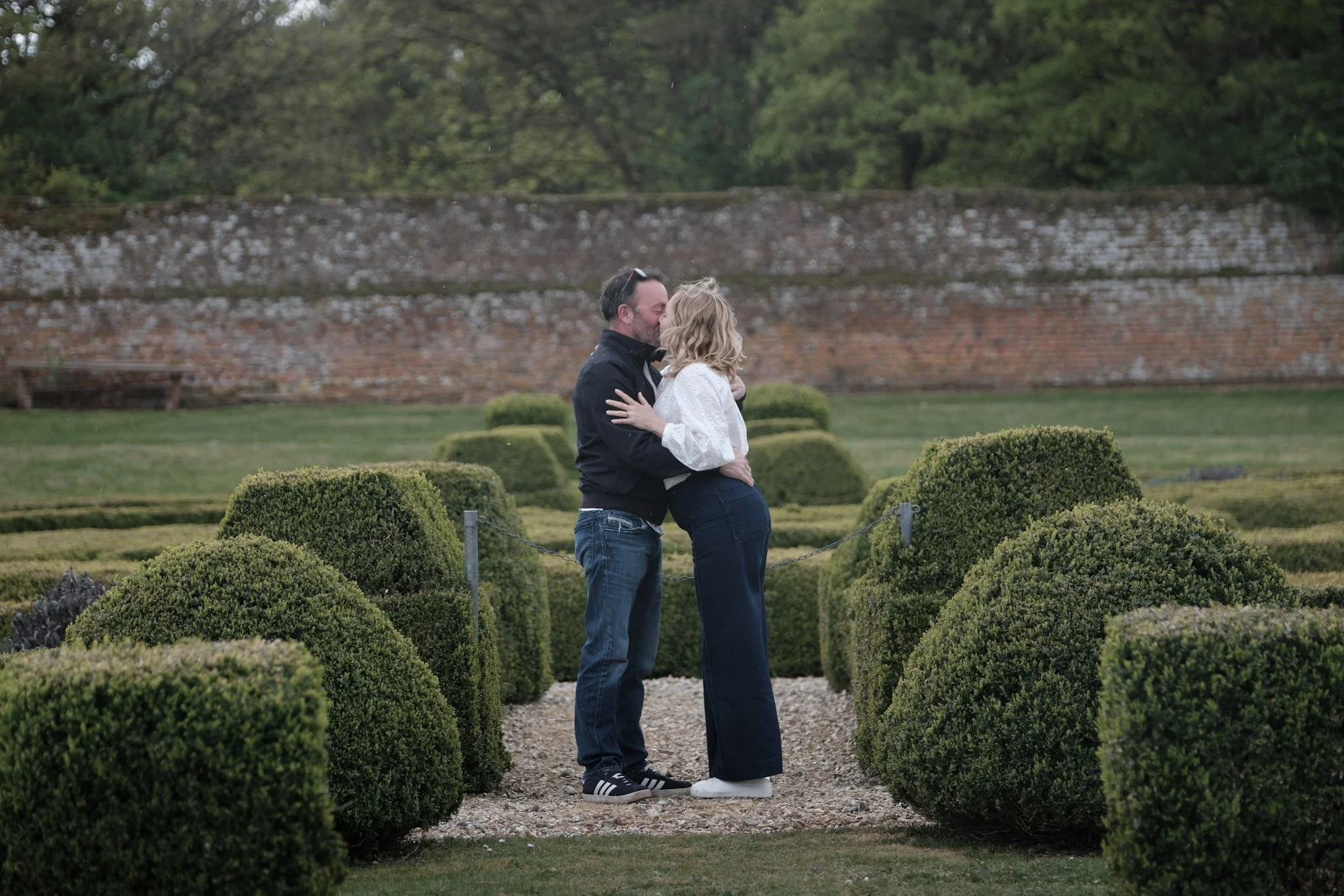 A Romantic Surprise Proposal at Basing House, Hampshire