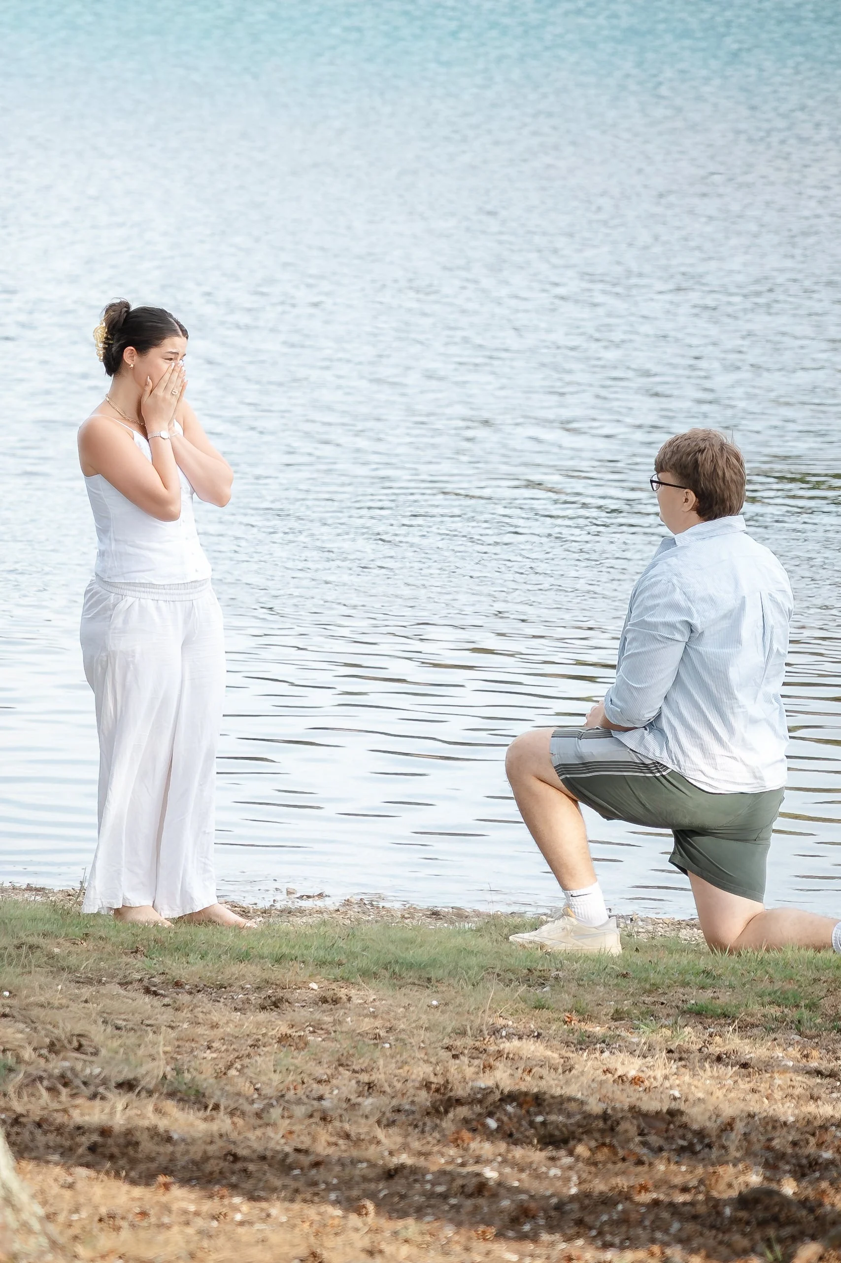 A Sunset Proposal at Hatchet Pond, New Forest