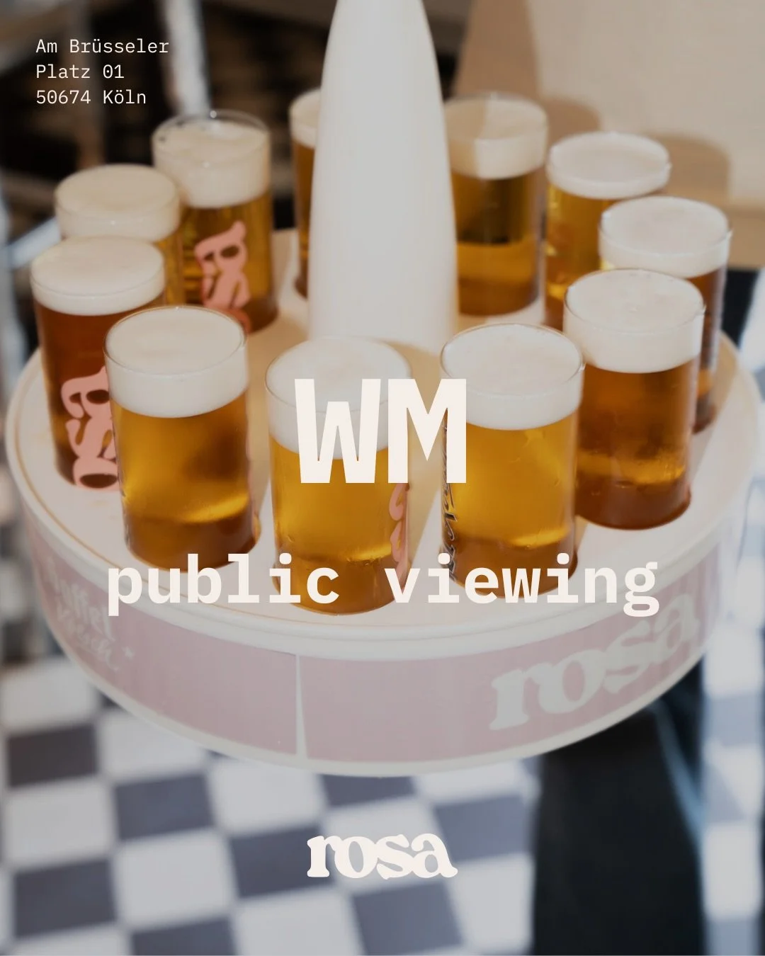 Lust auf Public Viewing bei der WM? 
Dann kommt gerne zu uns ins rosa ⚽️.
Kalte Getr&auml;nke und gute Stimmung stehen schon bereit. 
Wir freuen uns 🍻

Keine Reservierungen - First come, first serve! 💕

_
#wm #publicviewing #k&ouml;ln br&uuml;ssel