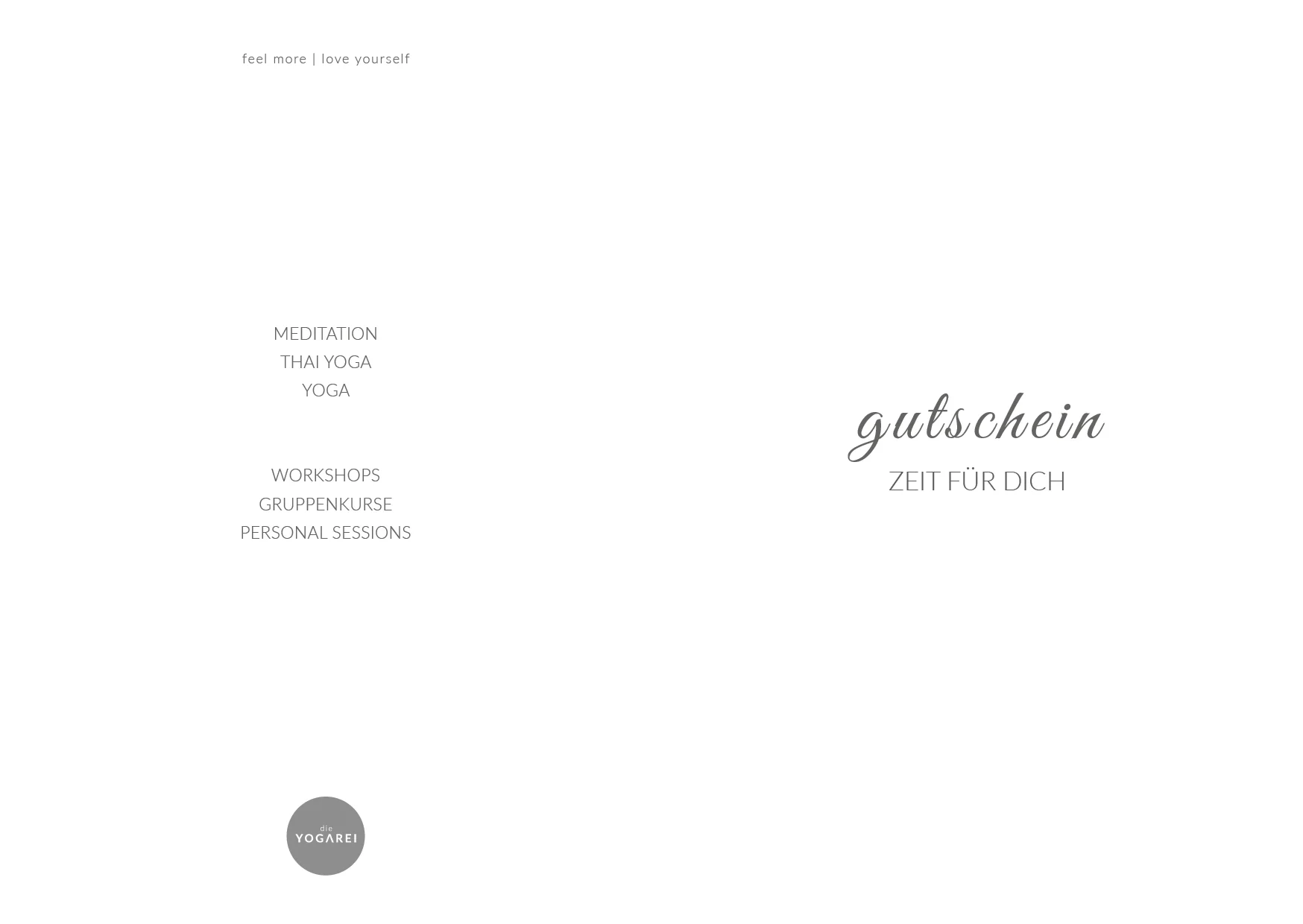 Gutschein, Relaxation Coupon 