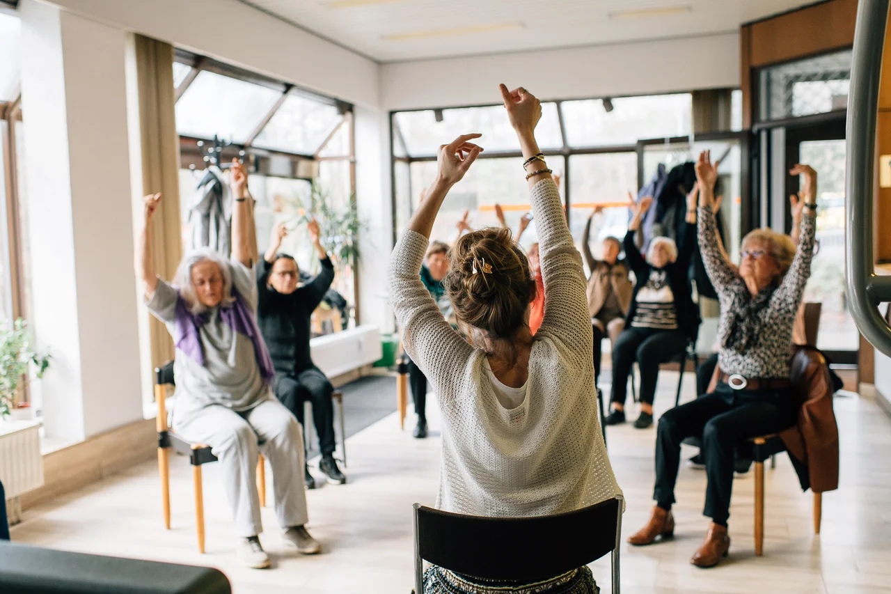 Angebot im gerofit, Yoga für Senioren