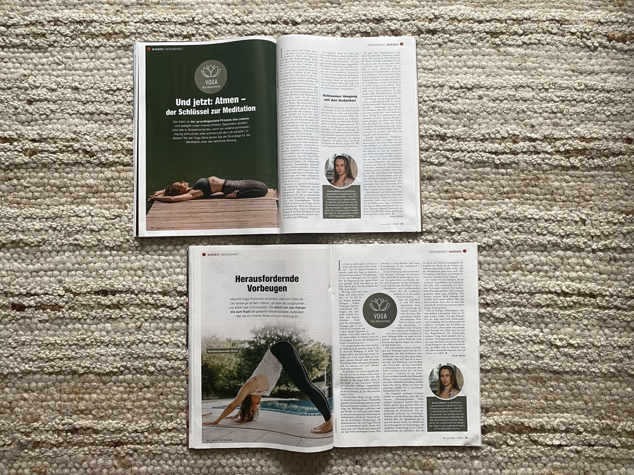 FORUM MAGAZIN: Yoga Serie 5/6 