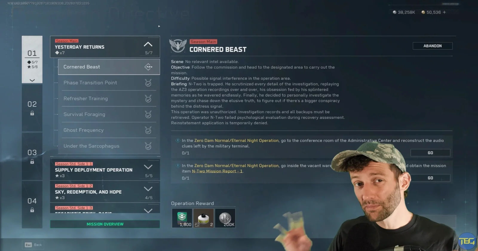 Delta Force Black Site four crafting sections overview