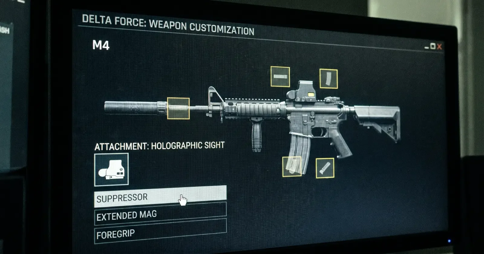 Delta Force weapon attachments