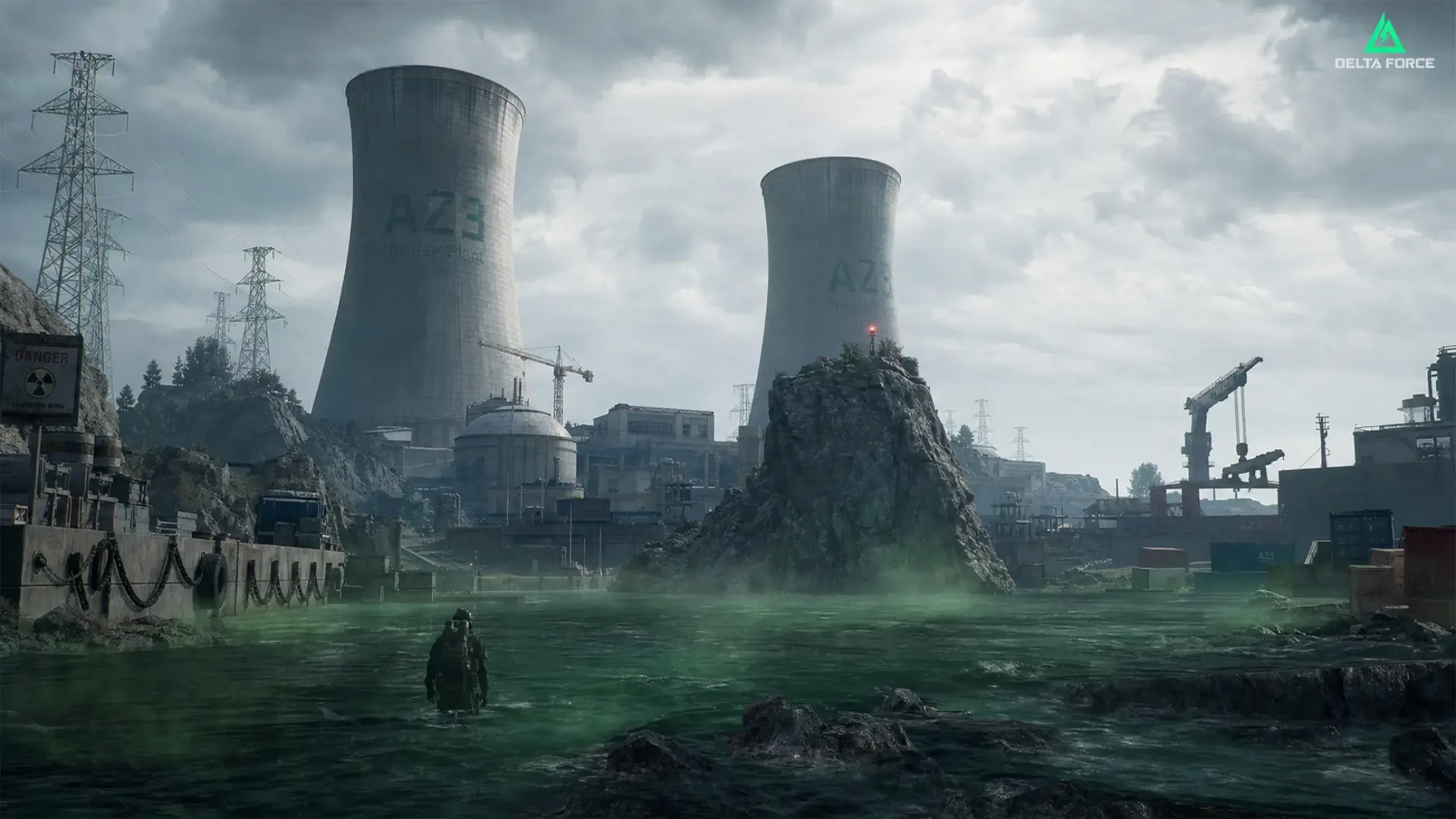 AZ3 Nuclear Plant dock treasure map location in irradiated water below the cooling towers