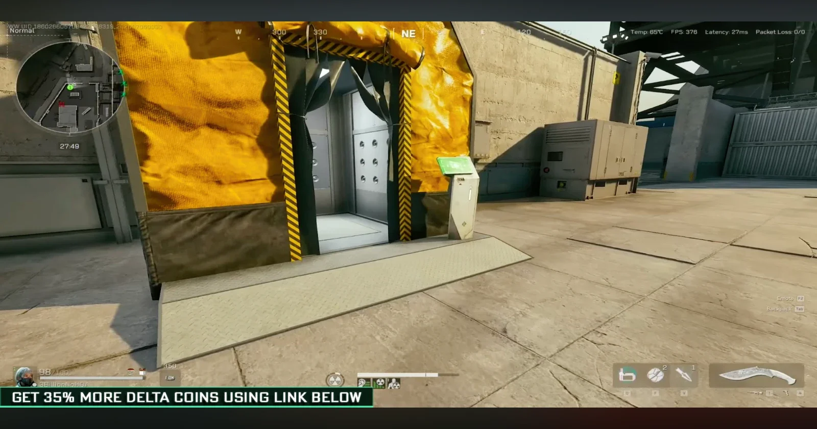 AZ-3 radiation shower decontamination