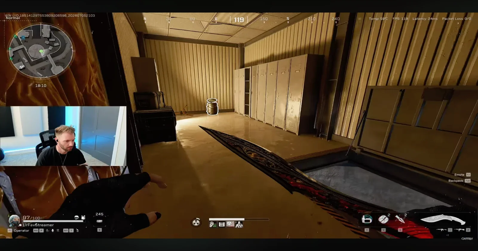 Chest rig and bag upgrade found on AZ-3 enemy body