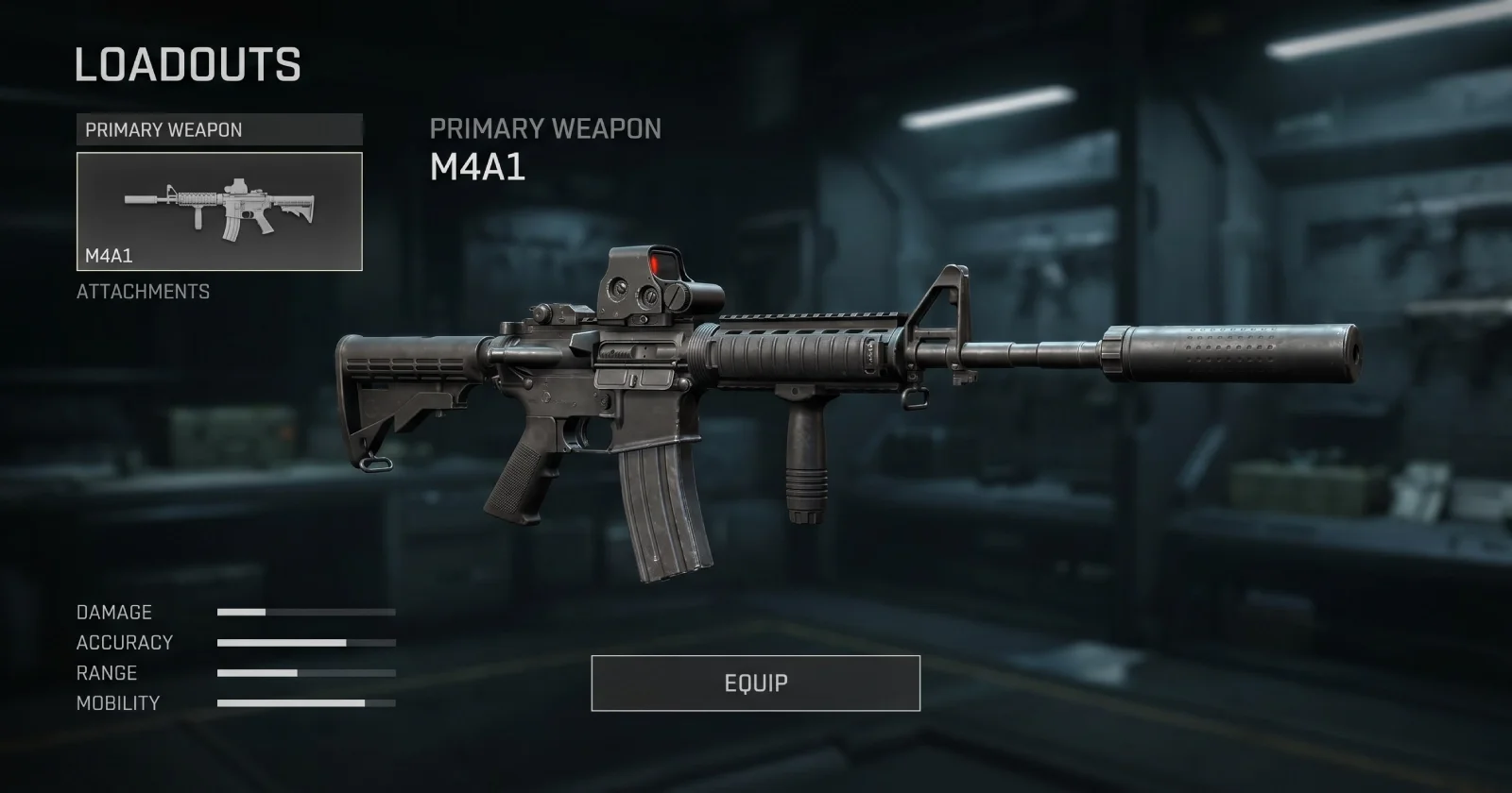 Delta Force M4A1 loadout