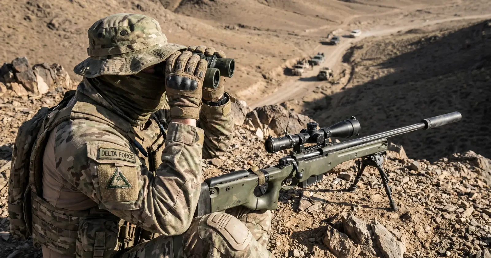 Delta Force Recon sniper AWM